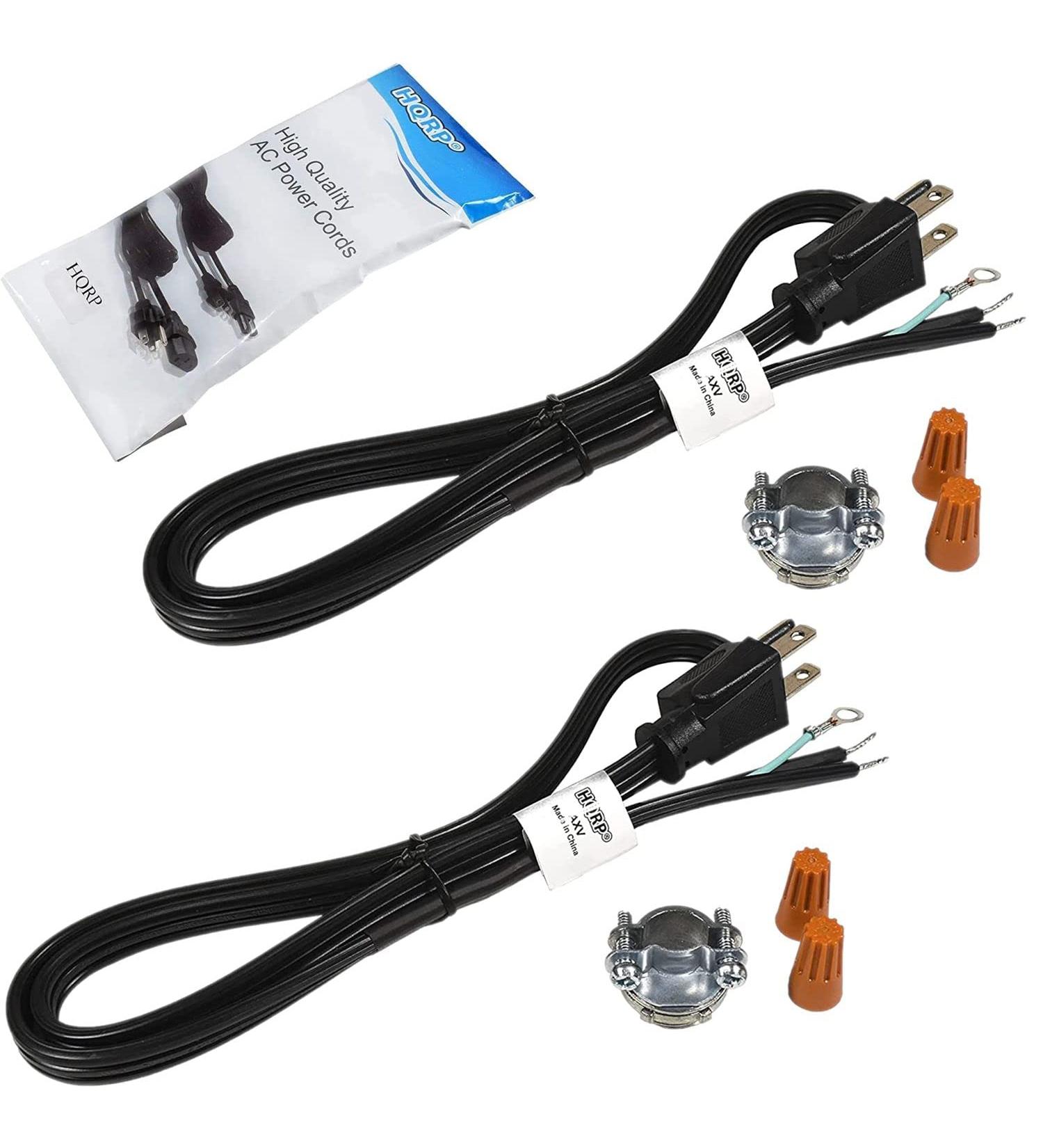 HQRP 2-Pack Garbage Disposal Power Cord Kits for InSinkErator CRD-00 Replacement: Compatible with Badger, Compact, Cover-Control-Plus, Essential, Excel, Select, Select Plus, Septic Assist, SupremeSS - Buy Online on GoSupps.com