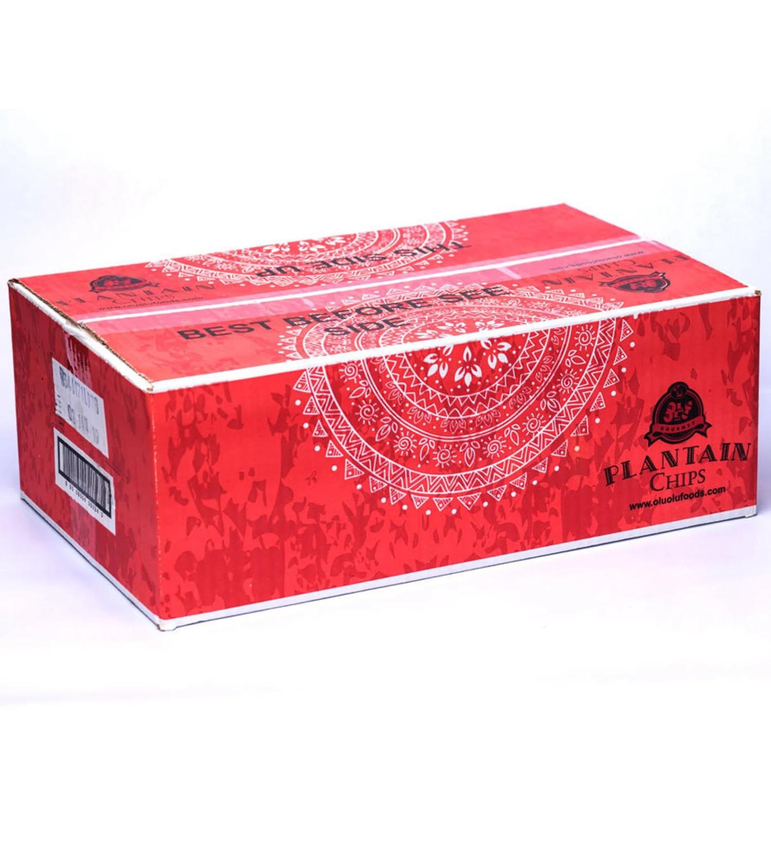 Olu Olu Chilli Plantain (Box of 24)