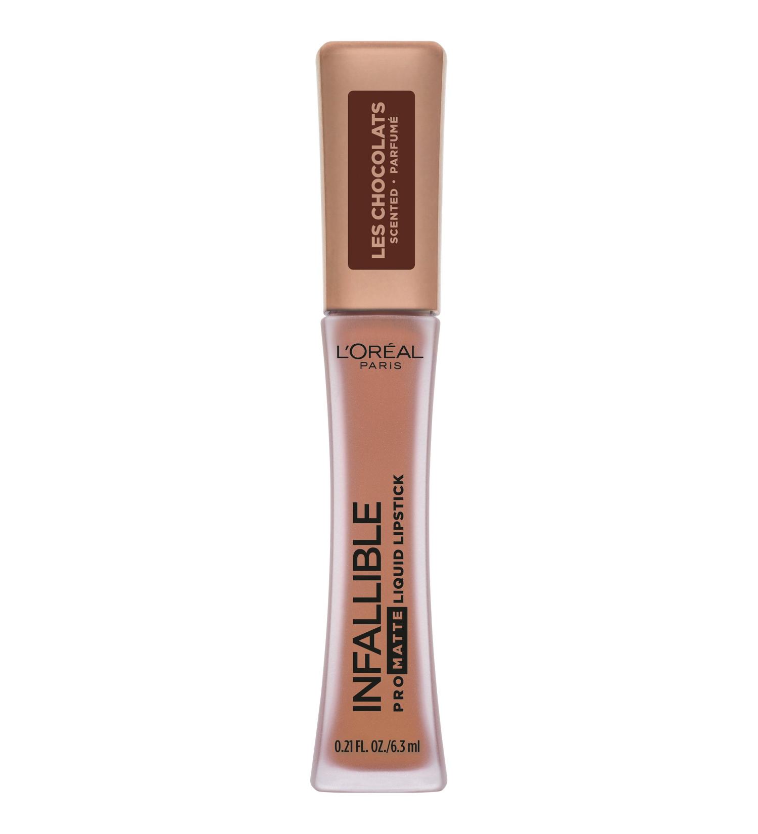 L'Oreal Infallible Pro-Matte Liquid Lipstick Les Chocolats 844 Sweet Tooth - Long-Lasting & Velvety Finish - Buy Online on GoSupps.com