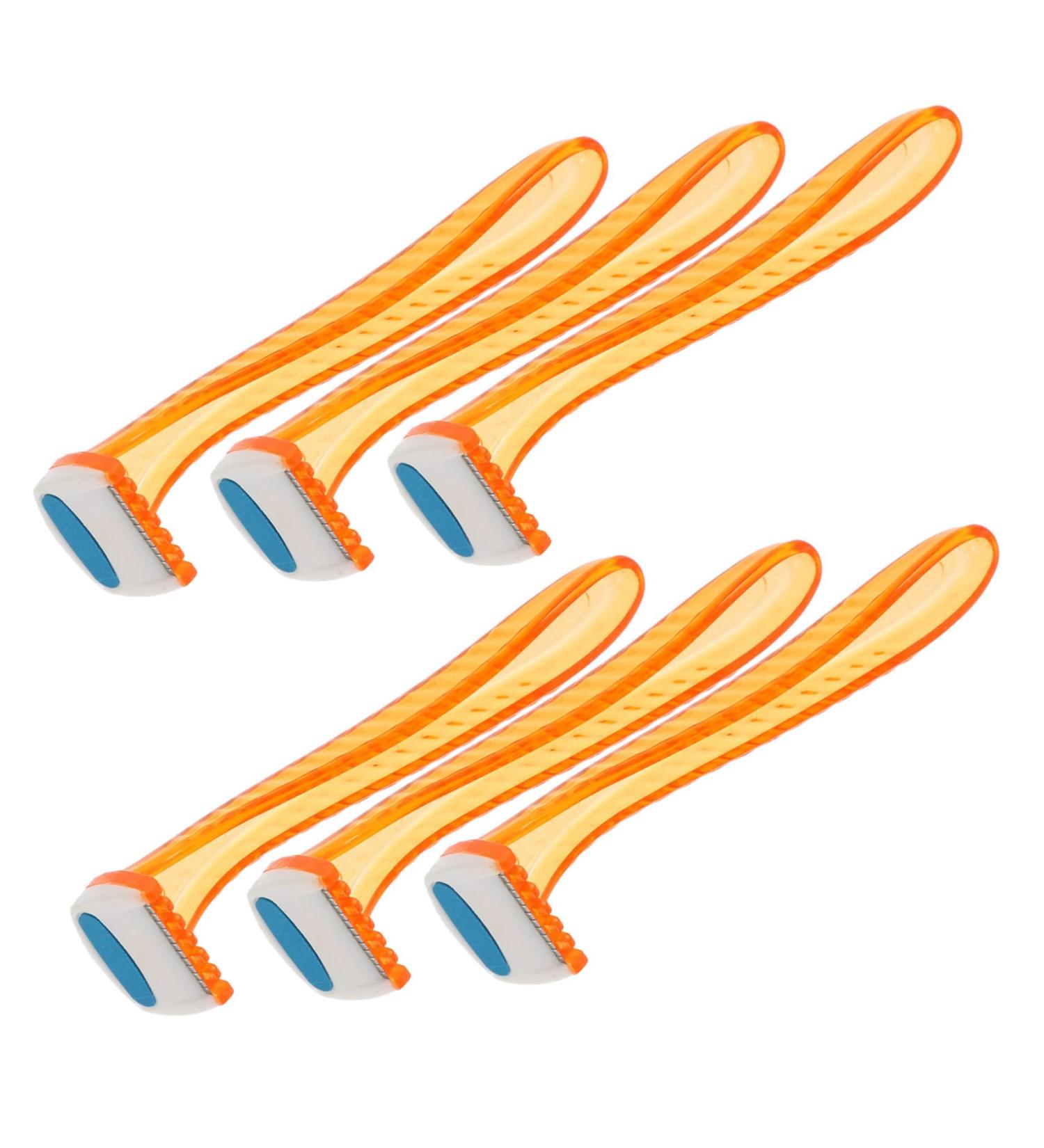 Mikinona 6pi ces Rasoir Femme Lames Pr cises Tondeuse Intime Pour Jambes Bras Et Bikini Protection S curis e Ergonomique Portable - Buy Online on GoSupps.com