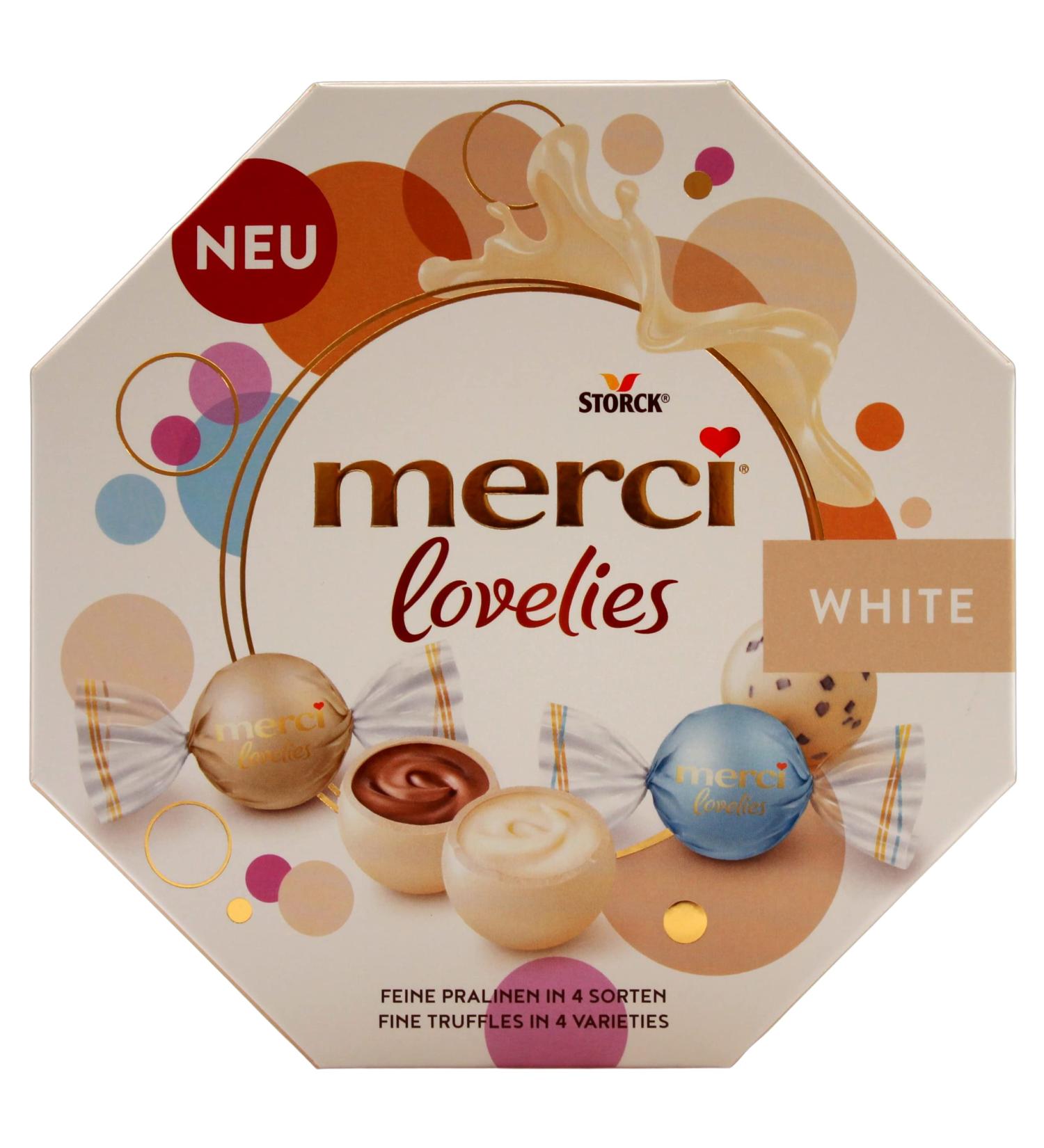 Merci Lovelies White White Chocolates 185g - Buy Online on GoSupps.com