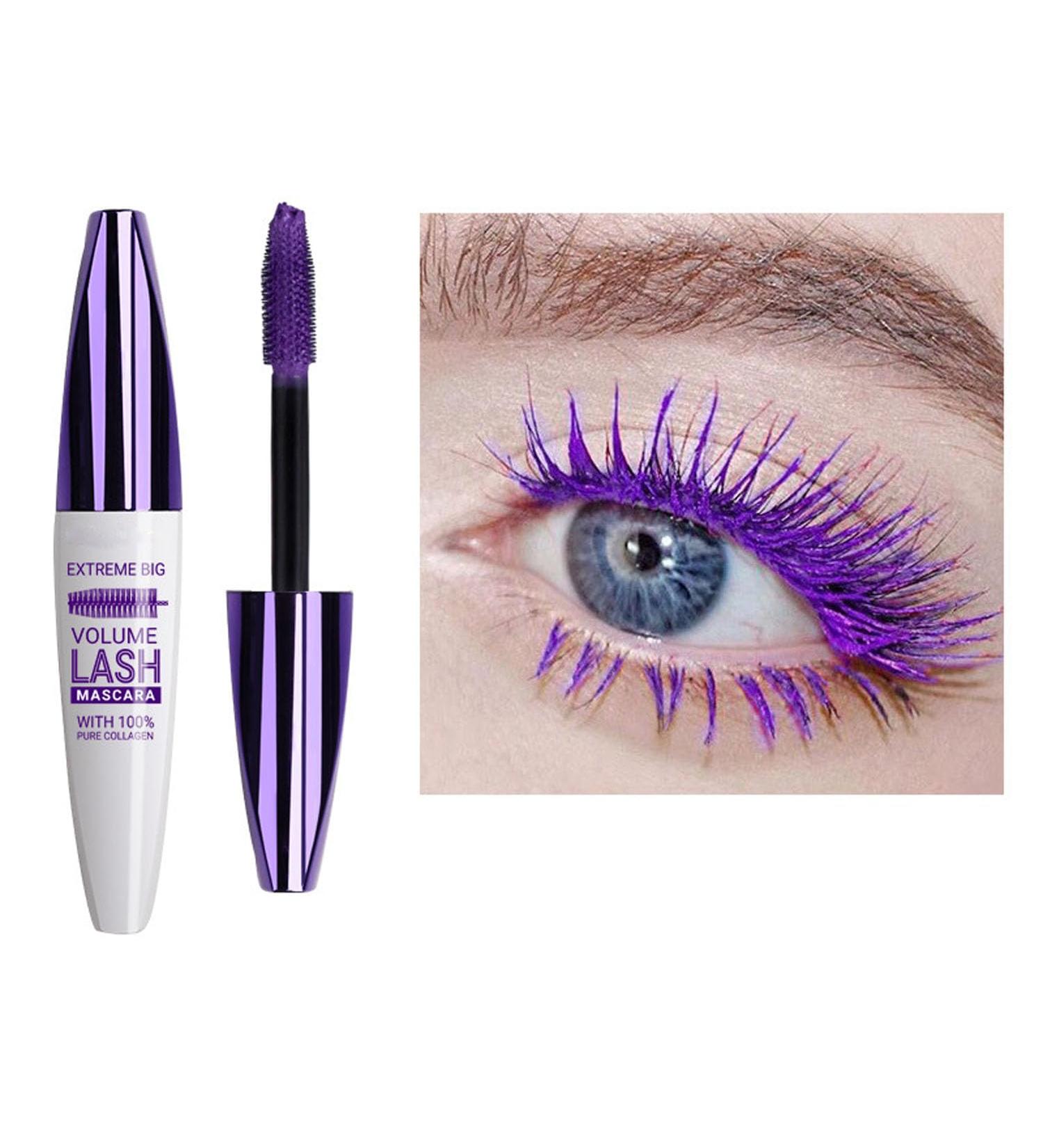 5D Mascara eye makeup hypoallergenic and fragrance (purple) - Buy Online on GoSupps.com