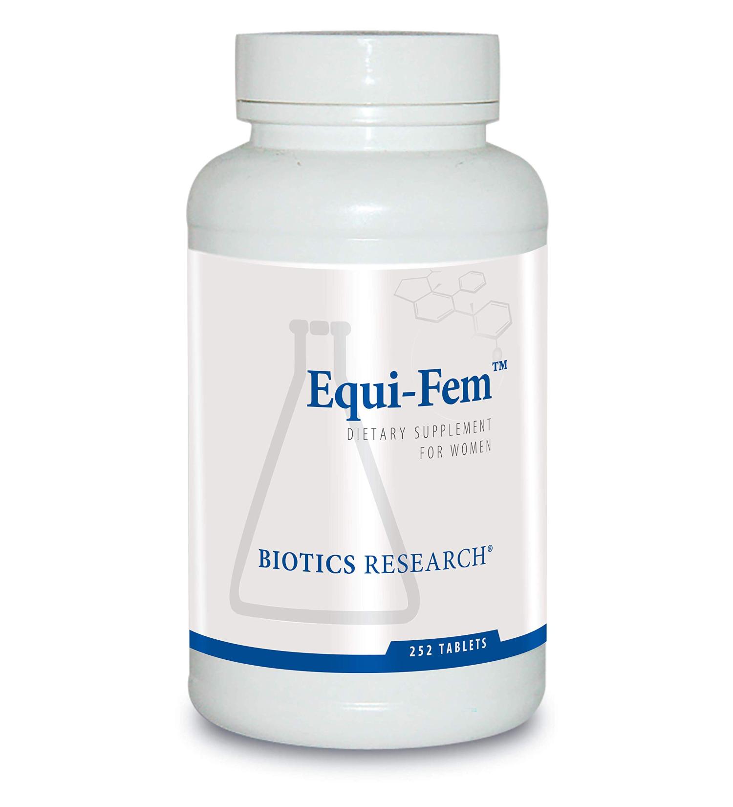 Biotics Research Equi Fem High Dose Multi Vitamin for Women - Pre-Menstrual Support with Black Cohosh, Dong Quai & Digestive Enzymes (252 Capsules) - Buy Online on GoSupps.com