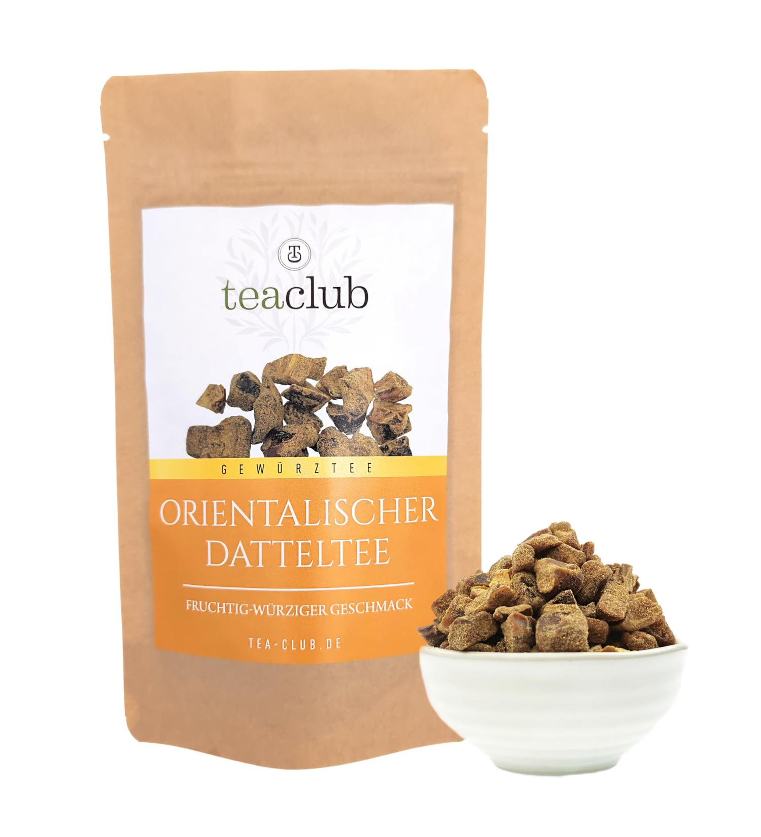 BESUPPLY Oriental date tea 100g chai tea loose real dates without flavourings chai latte herbal fruit tea TeaClub - Buy Online on GoSupps.com