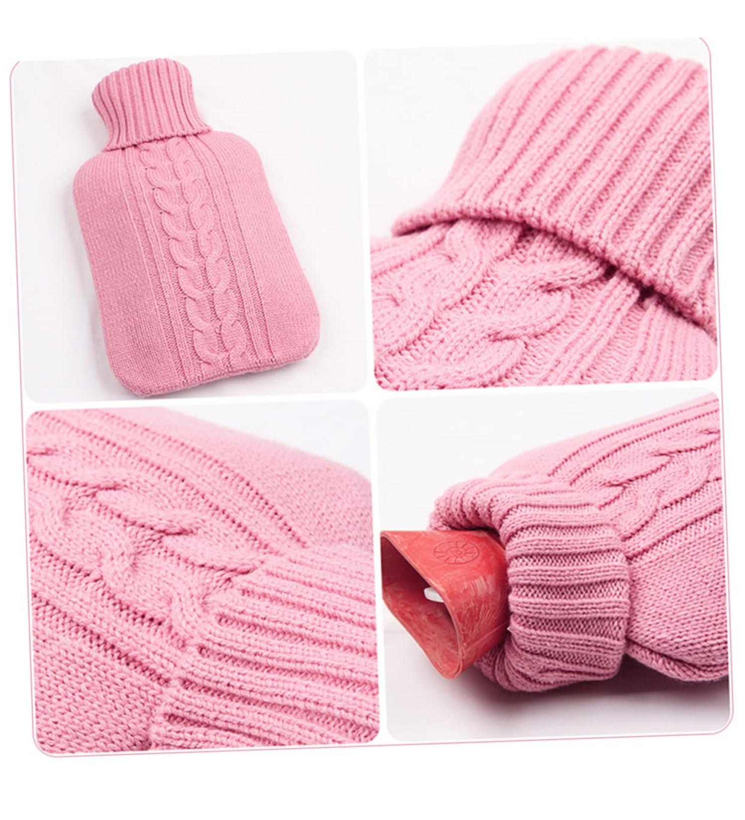 Knit Heating Bags & Pillow Covers - Large Handwarm Bottle & Foot Warmer with Lid - International Shipping Available - Buy Online on GoSupps.com