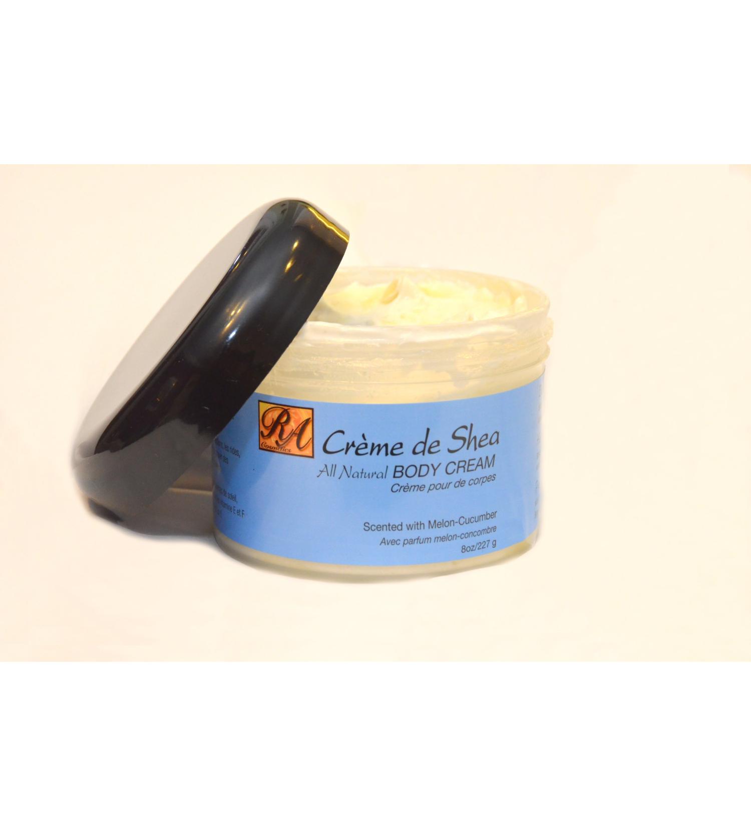 RA COSMETICS Cucumber Hydrating Creme De Shea Moisturizing Body Cream - 8 oz