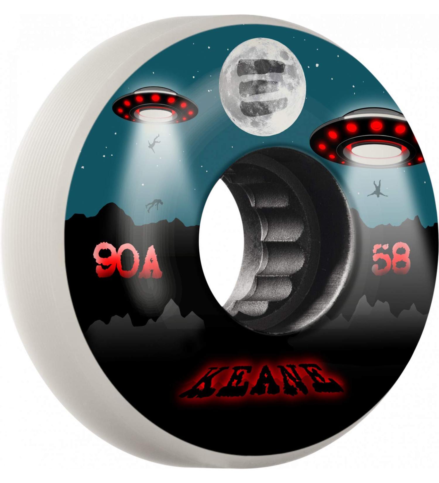 RollerBones Eulogy Pro Sean Keane Signature Wheel Abduction Aggressive Inline Wheel 58mm x 90A 4pk 58mm Sean Keane Abduction 90A