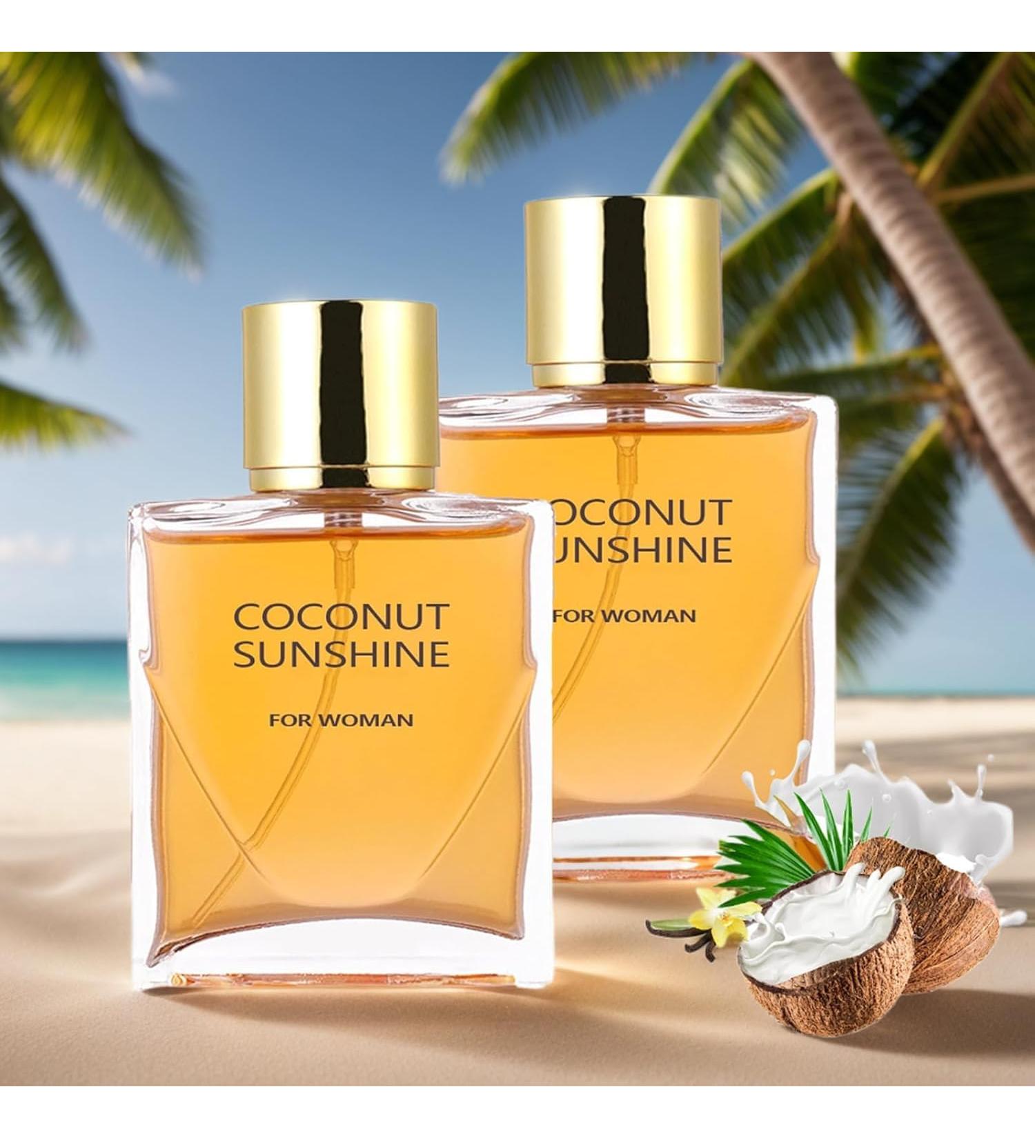 Coconut Sunshine Perfume Coconut Sunshine for Women Perfume Vanilla Flavor Eau de Toilette 60ml (1PCS) (2PACK) - Buy Online on GoSupps.com