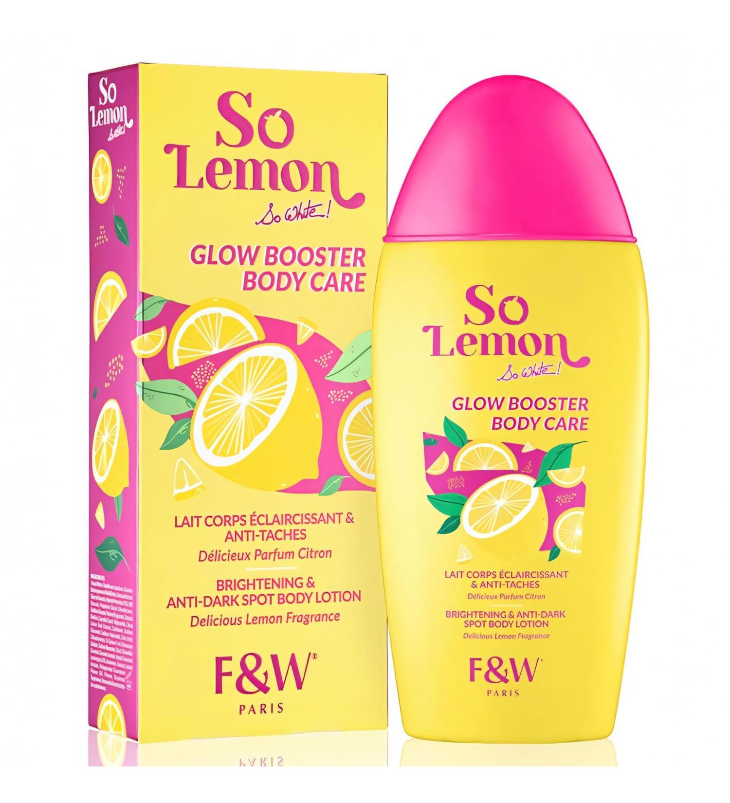 FAIR & WHITE So Lemon Glow Booster Body Care Lotion - 500ml - Buy Online on GoSupps.com