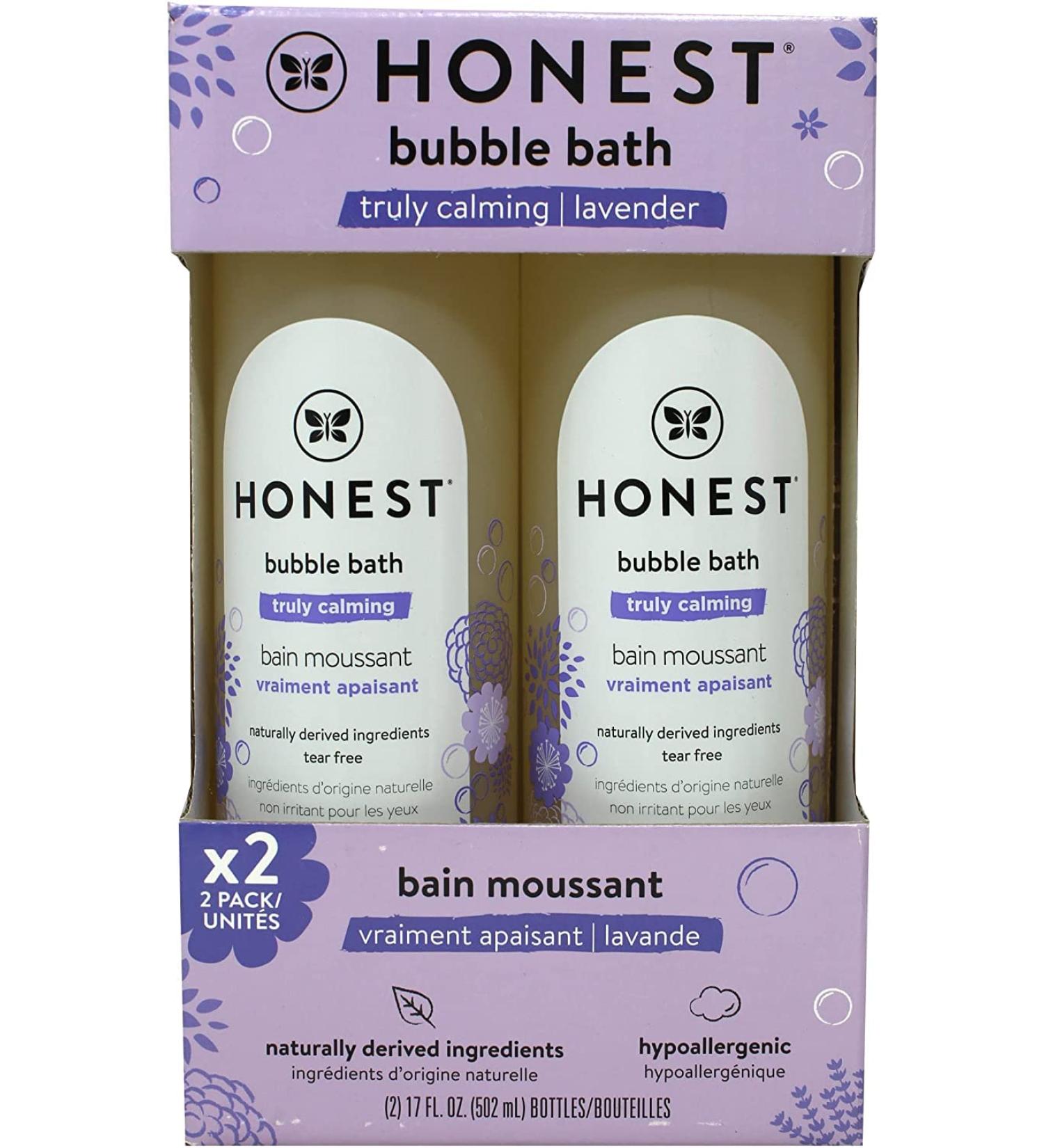 Honest Company Bubble Bath - Truly Calming Lavender 17 Fl Oz (Pack of 2) - Buy Online on GoSupps.com