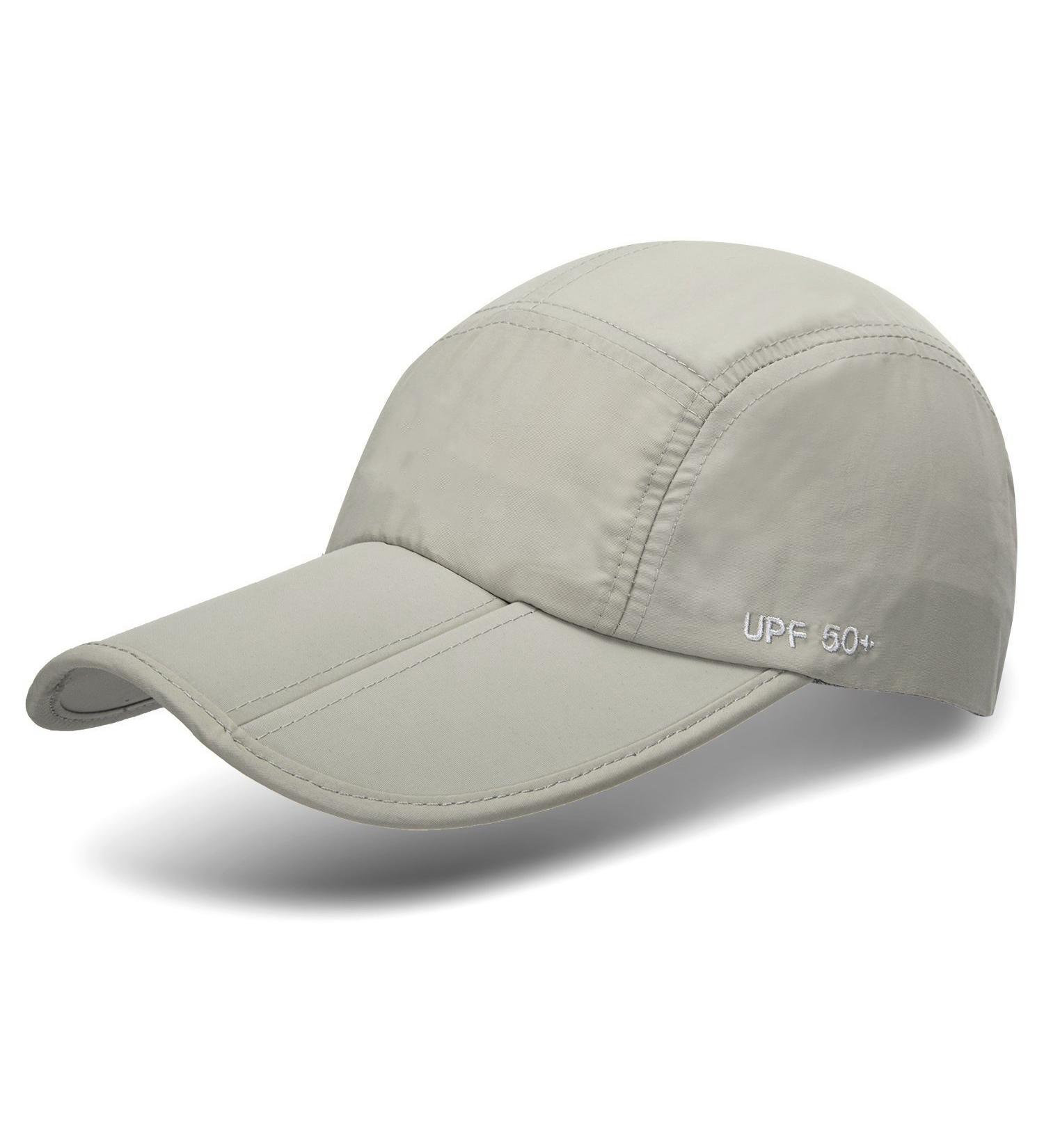 Foldable UPF 50+ Sun Protection Quick Dry Baseball Cap - Stone - Buy Online on GoSupps.com