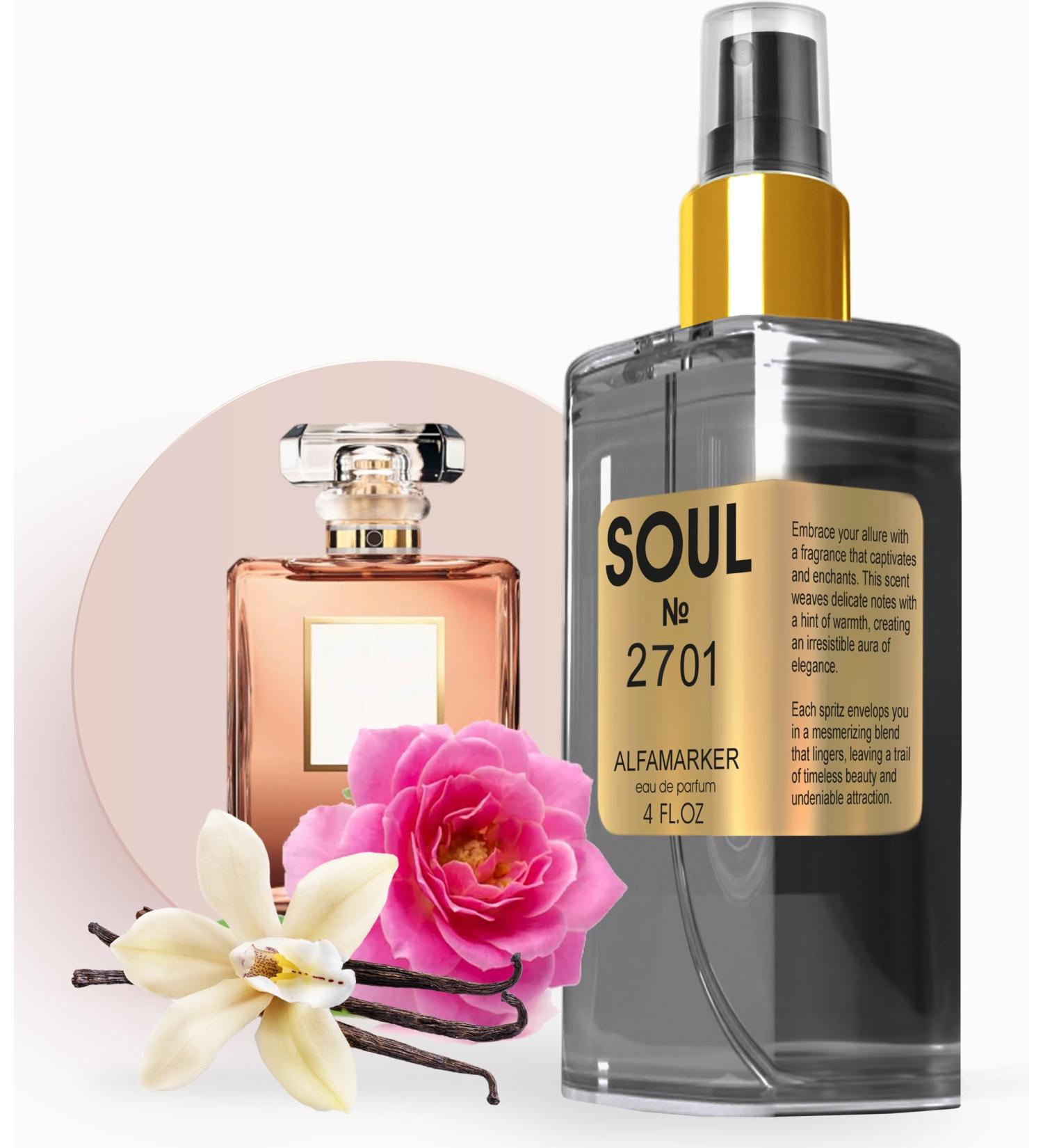 SOUL Inspired by Mademoiselle | Spray 4.0 Fl Oz / 120 ml | Perfume for Women | Women Eau de Parfum | Long Lasting Fragrance 4 Fl Oz (Pack of 1) Chan. Co. Co Mademoiselle Impression - Buy Online on GoSupps.com