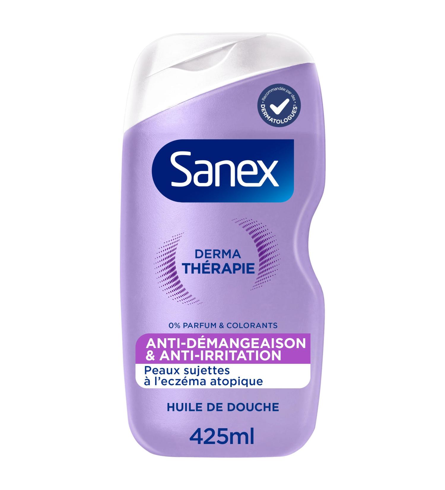 SANEX - Derma Th rapie - Huile de douche anti-d mangeaisons et anti-irritations - Gel Douche - Peaux sujettes l ecz ma atopique - hypoallerg nique - complexe d acides amin s - 425 ML Peaux atopiques - Buy Online on GoSupps.com