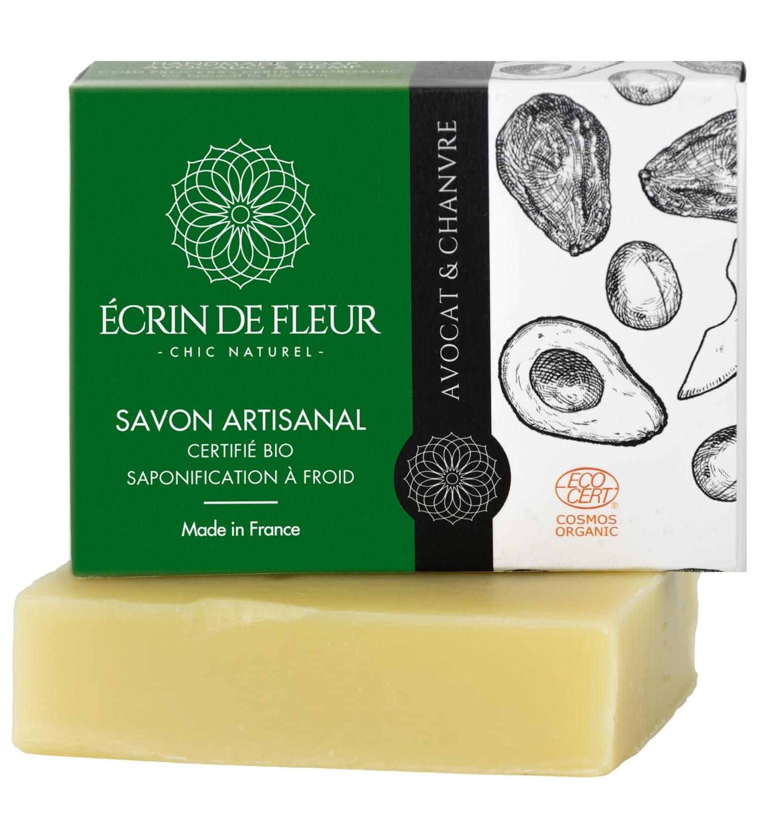 Organic Avocado & Hemp Handcrafted Soap - 90g Cold Processed Bar - Buy Online on GoSupps.com