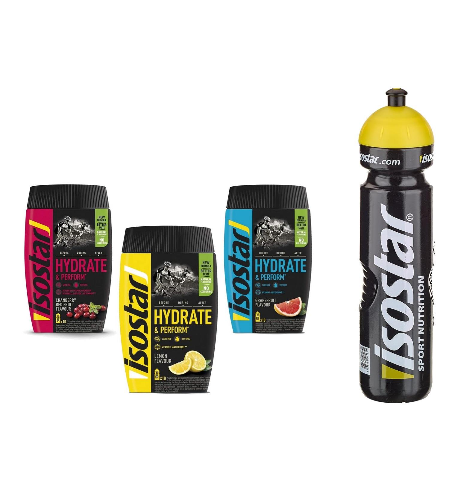  Isostar Isostar Hydrate & Perform Grapefruit - Lemon - Orange + 1L Bottle - Buy Online on GoSupps.com