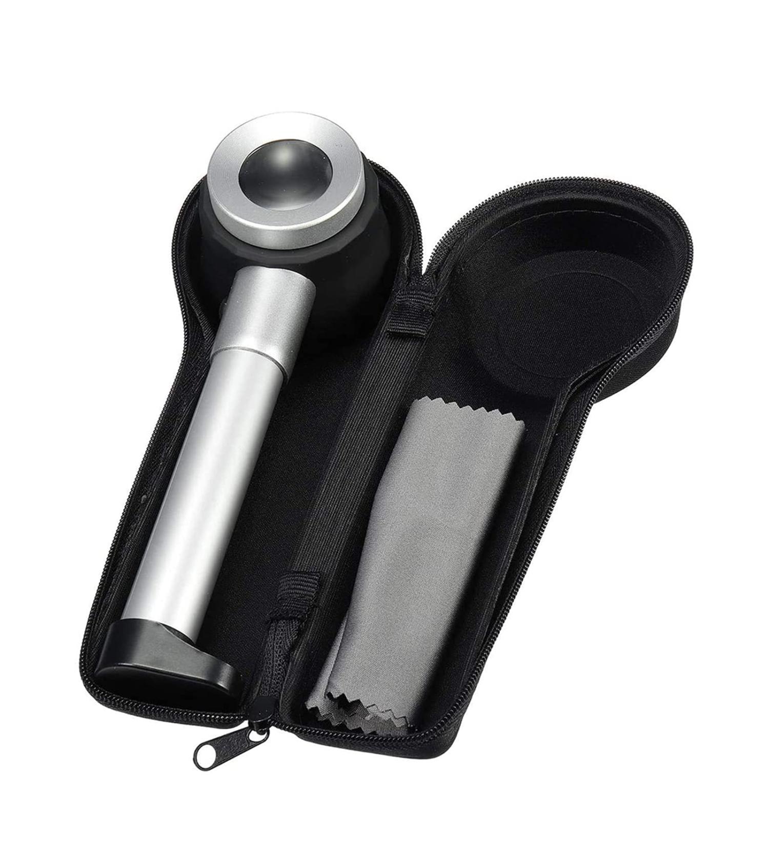 Lightweight Magnifying Glass 45X Hd Lens Handheld Portable Magnifying Glass with Scale for Reading Appraisal Watch Repair - Buy Online on GoSupps.com