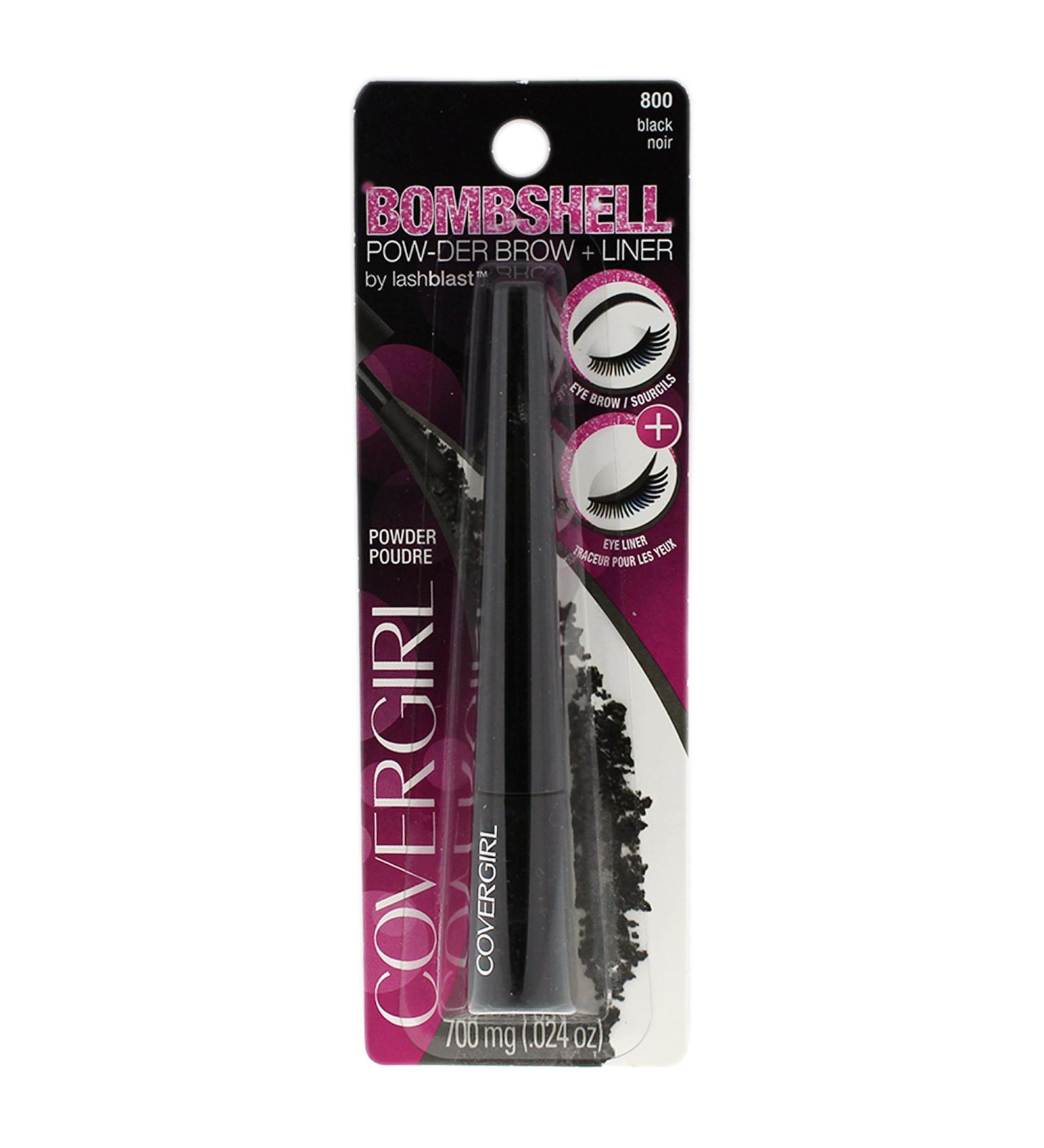 COVERGIRL Bombshell POW-der Brow & Liner Eyebrow Powder Black 800 - 0.24 oz - Buy Online on GoSupps.com