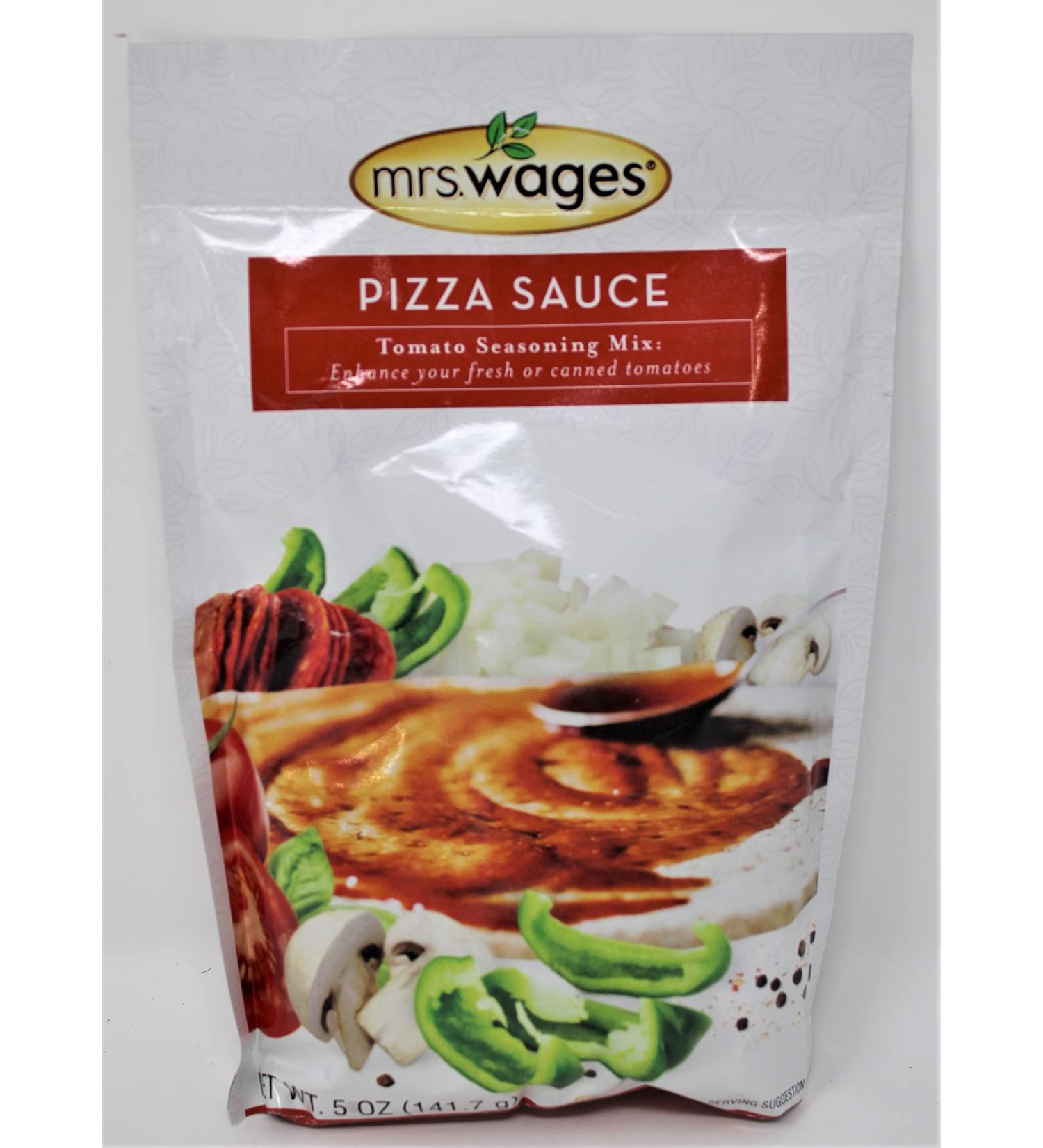 Mrs. Wages Pizza Sauce Tomato Mix - 5 oz Package - Buy Online on GoSupps.com