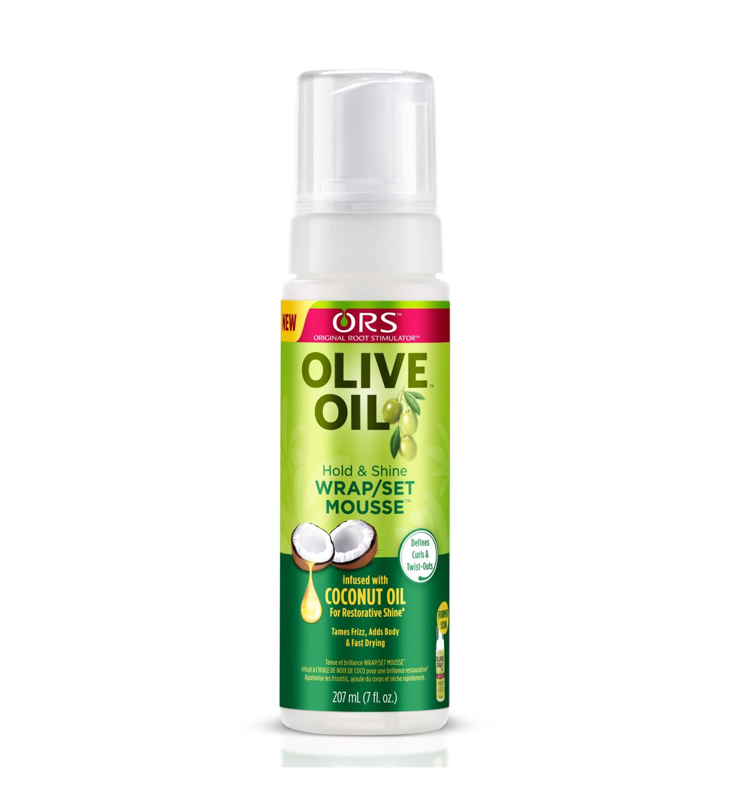 Ors Olive Oil Mousse Wrap / Set 7 Ounce (207ml) (3 Pack)