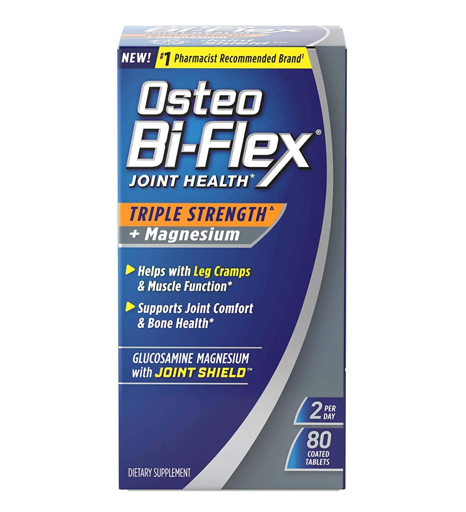 Osteo Bi-Flex Triple Strength Joint Supplement with Glucosamine & Magnesium Gluten Free 80 Tablets (Pack of 6)