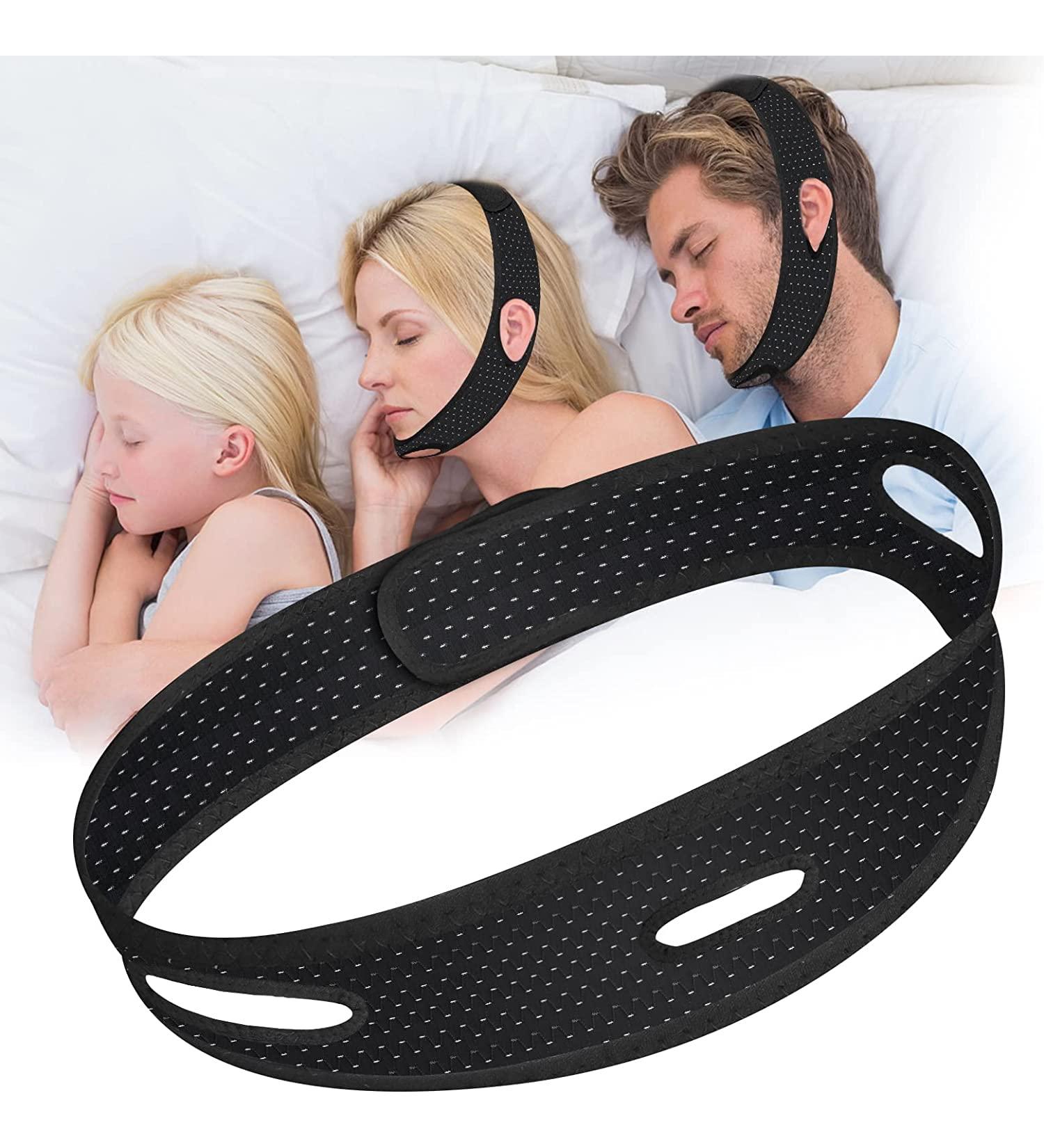 Adjustable Anti Snoring Chin Strap | Breathable Stop Snoring Solution - Buy Online on GoSupps.com