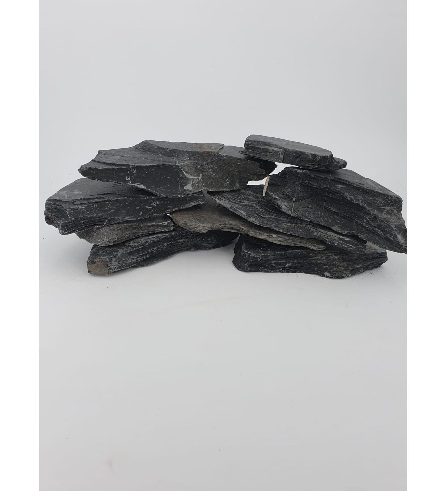 3 kg slate black aquarium terrace construction decoration