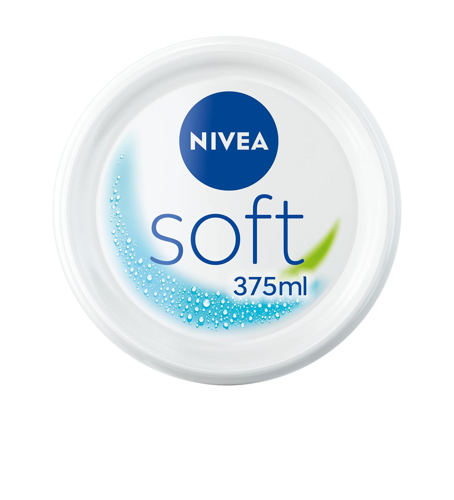 Nivea Soft Moisturizing Cream 375 ml - Intensive Hydration with Jojoba Oil & Vitamin E | Multipurpose Body Care for All Skin Types - Buy Online on GoSupps.com