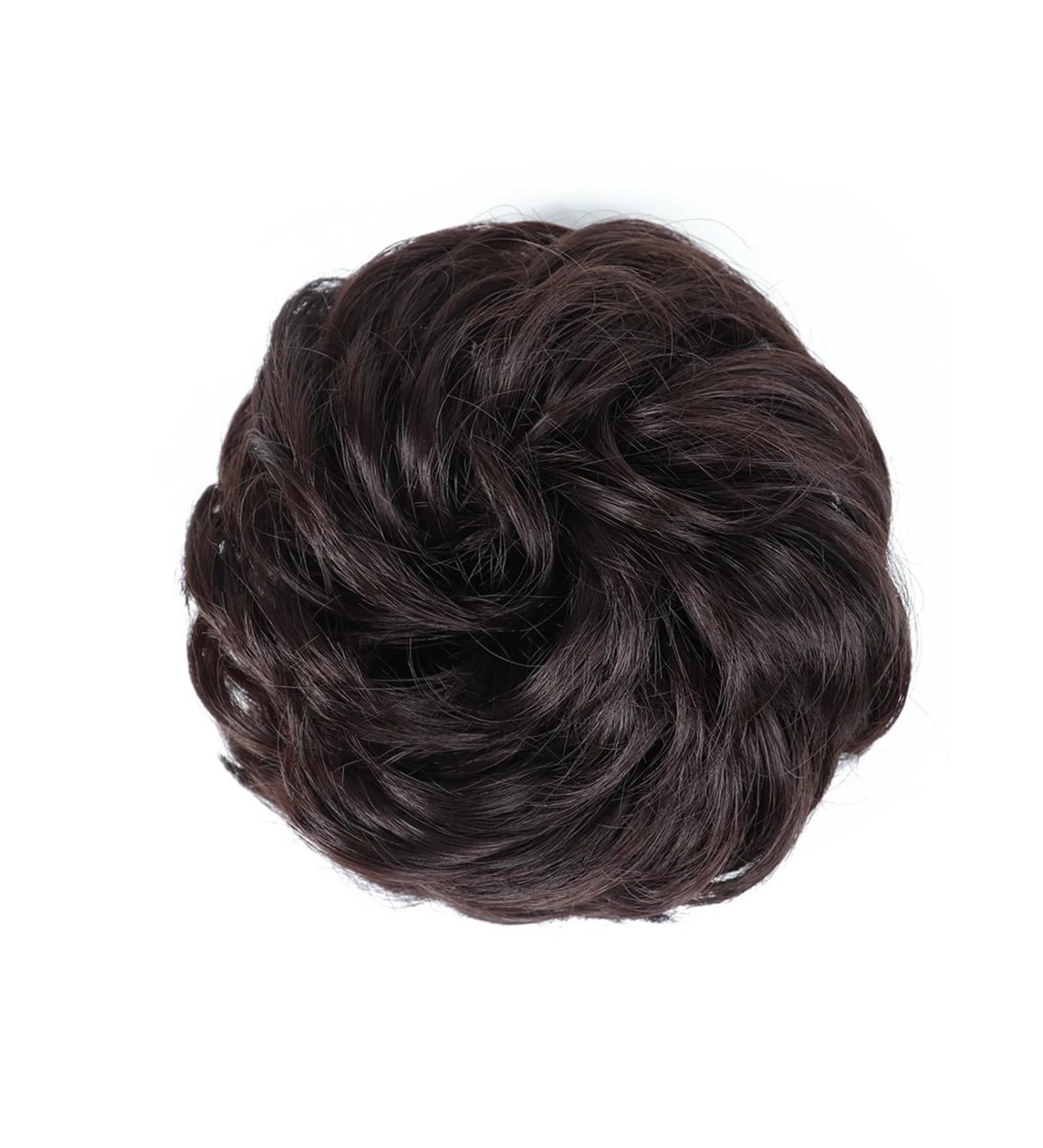 Hair Bun Hairpiece for Women Synthetic Hair Bun Messy Chignon Ponytail Hair Extensions Elastic Rubber Band Scrunchies for Women Blonde Brown Wave Bun Hair Chignons(Q-M2-33) - Buy Online on GoSupps.com