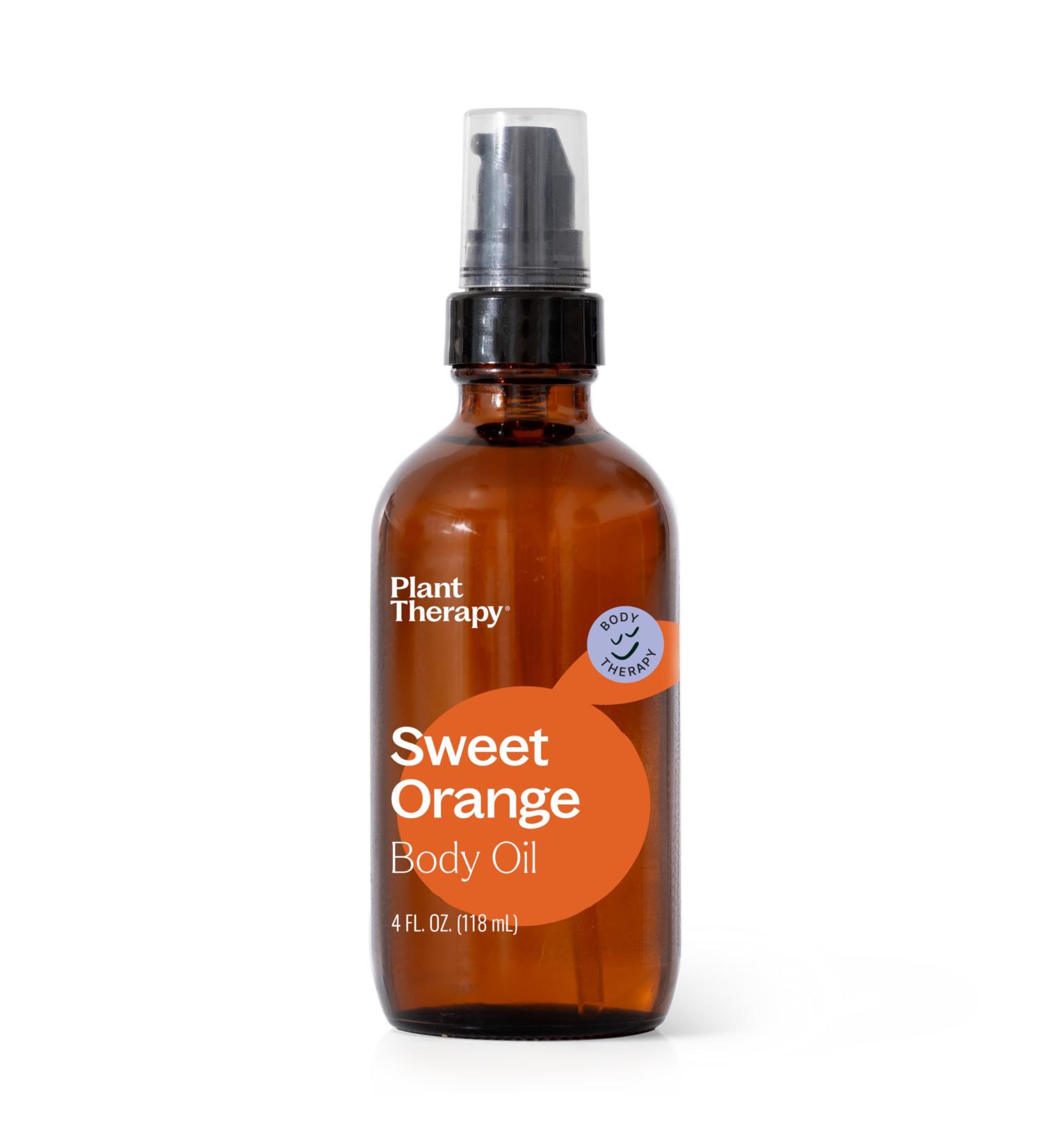 Buy Plant Therapy Sweet Orange Body Oil 4 oz - Uplifting Mood-Boosting Scent 100% Natural Ingredients Hydrates & Nourishes Skin Worldwide Shipping - Buy Online on GoSupps.com