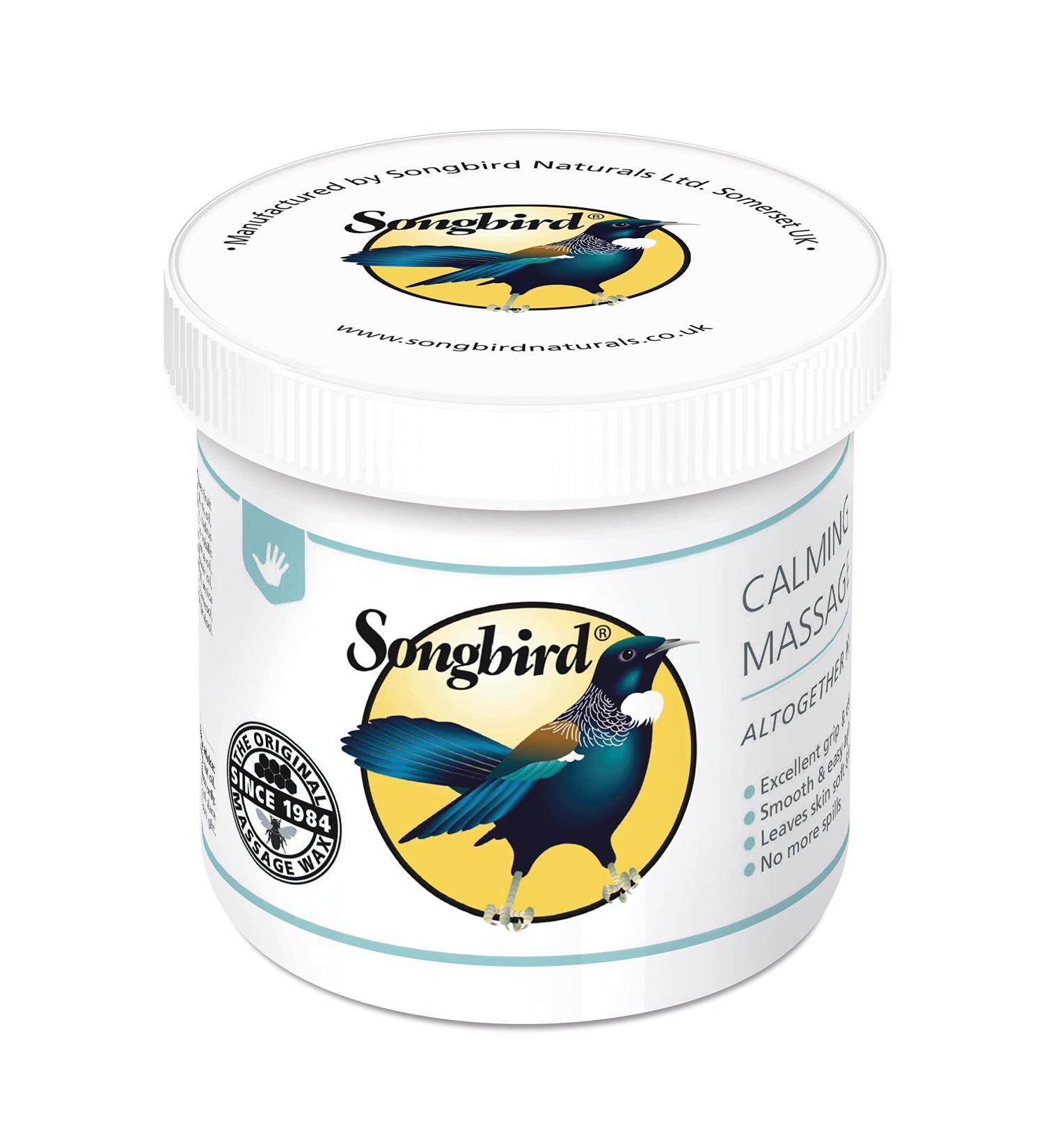 Buy Songbird Calming Massage Wax 550g Relax & Soothe | International Shipping Available - Buy Online on GoSupps.com