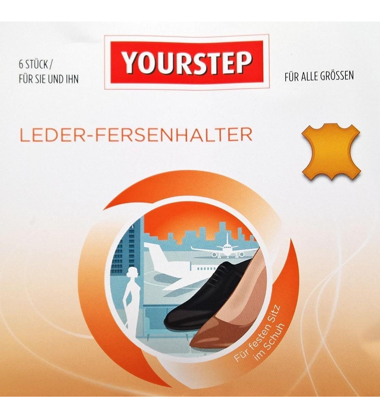 Yourstep Leather Dersen Holder - 6 Anti-Slip Heel Protectors for All Shoe Sizes - Optimal Heel Cushioning & Grip - Buy Online on GoSupps.com