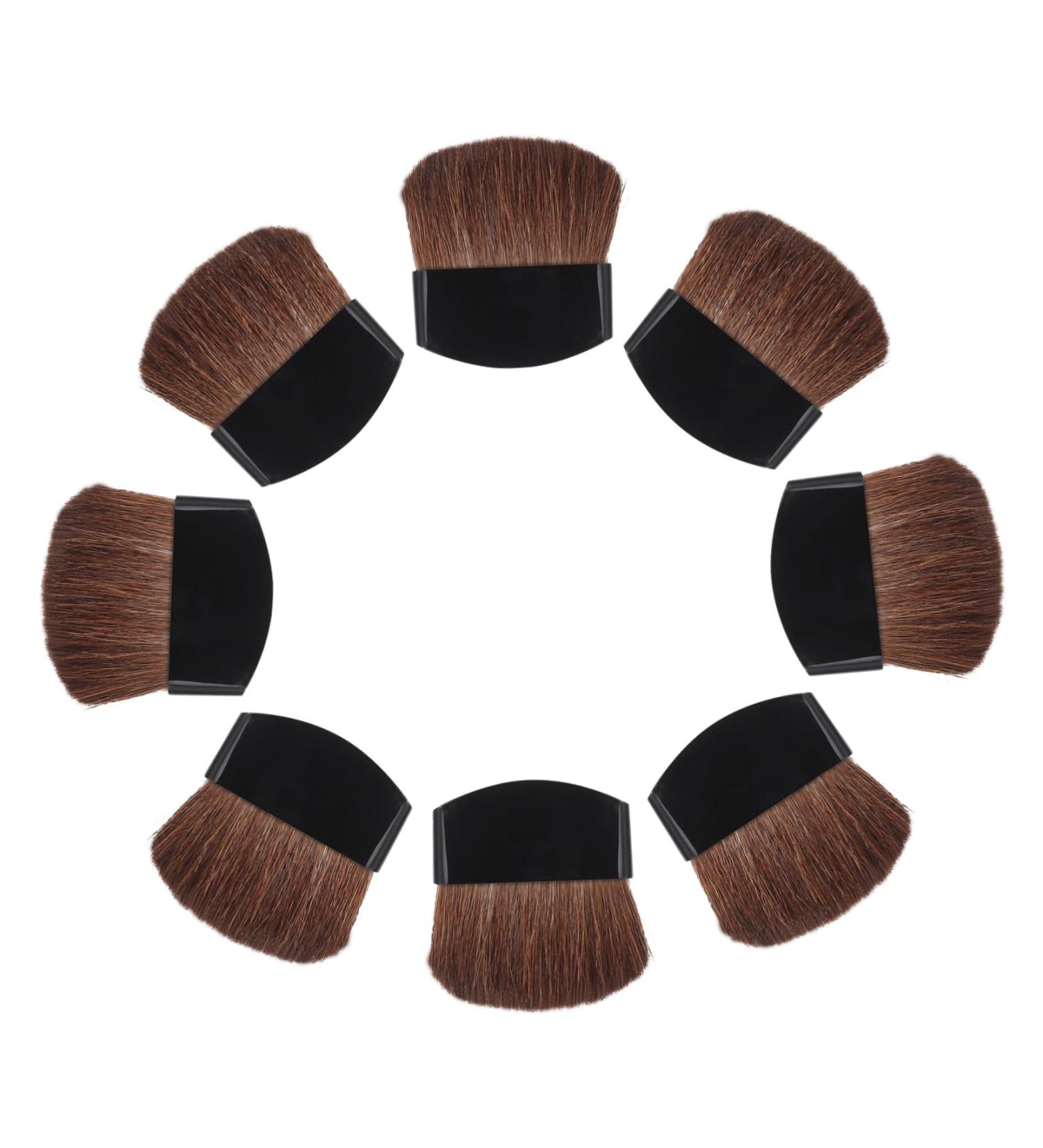 KALLORY 8pcs Painting Brush Drawing Art Supplies Stain Sponge Brush Eyeshadow Sponge Applicator Wood Black 4X3cm - Buy Online on GoSupps.com