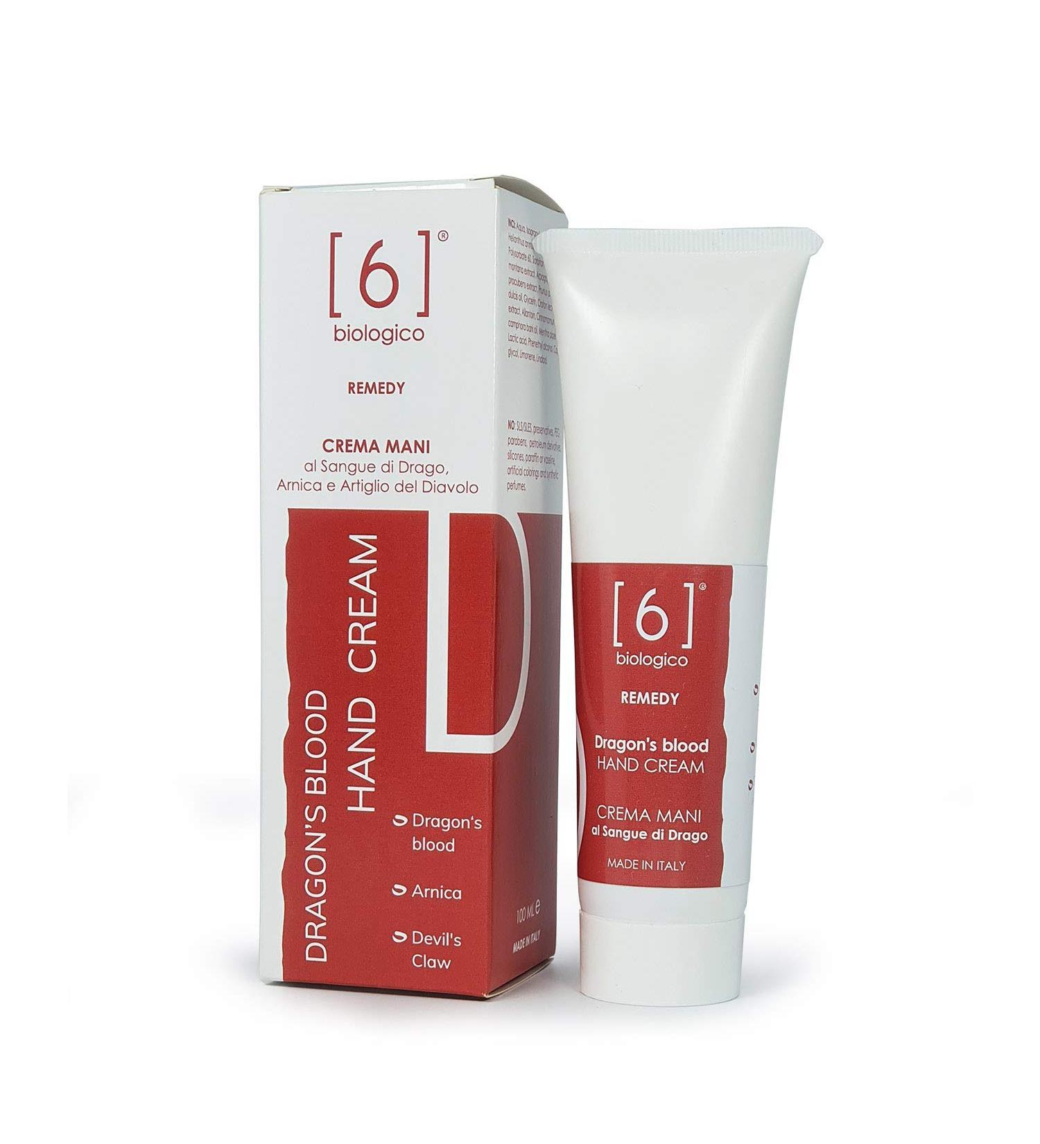 Natural Hand Cream Dragon Blood Arnica and Devil's Claw Organic Moisturising for Dry Hands 100 ml - Buy Online on GoSupps.com