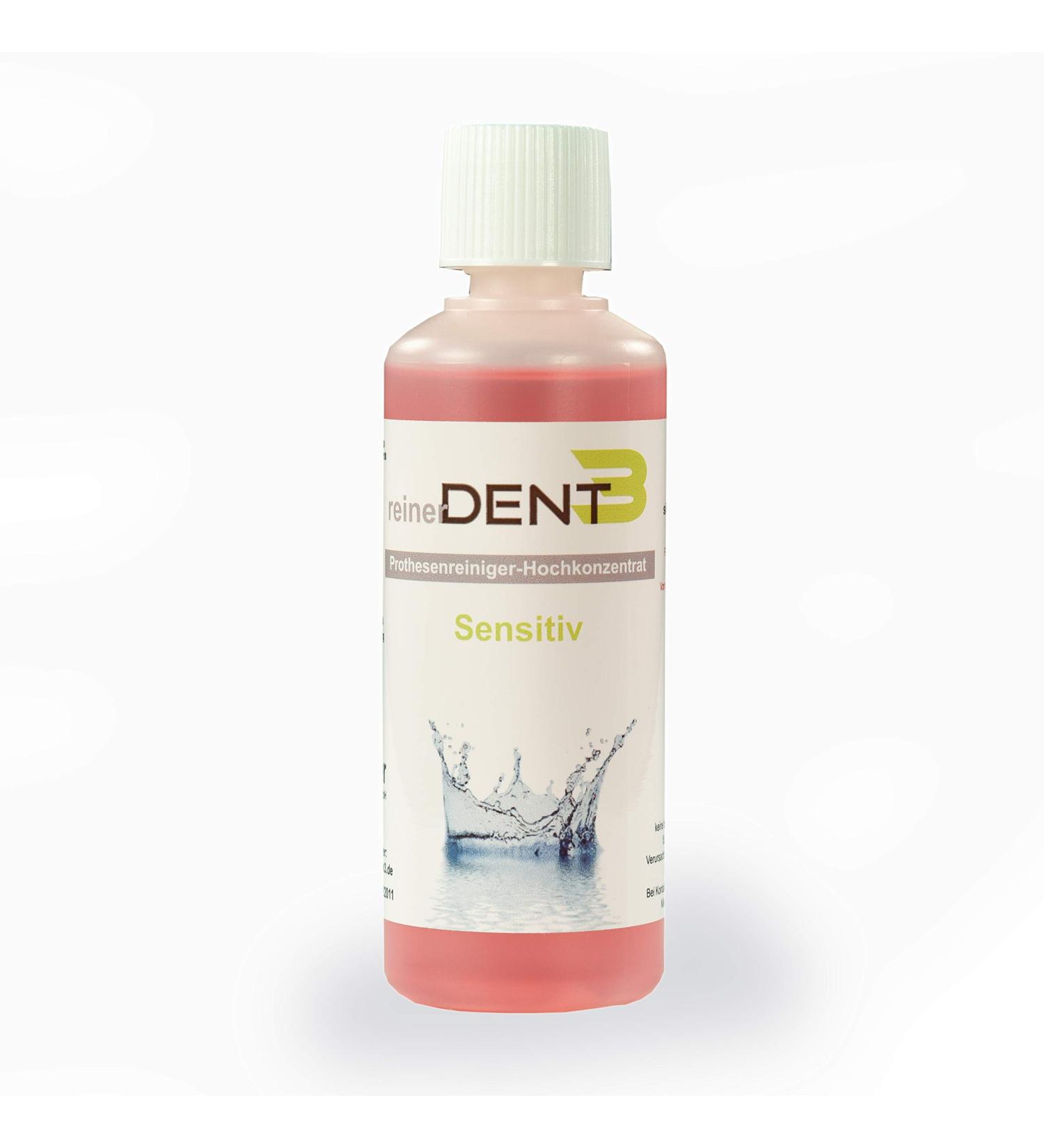 ReinerDENT3 Sensitive Denture Cleaner 100ml - Allergy-Friendly for Peek & Bio HPP Dentures - Buy Online on GoSupps.com