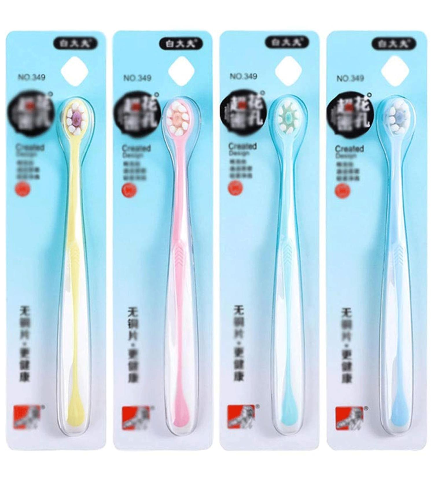 Wxpjmdfc Manual Nano Toothbrush - Small Brush Head for Sensitive Gums | Ultra-Soft Toothbrush for Adults & Juniors - International Shipping Available - Buy Online on GoSupps.com