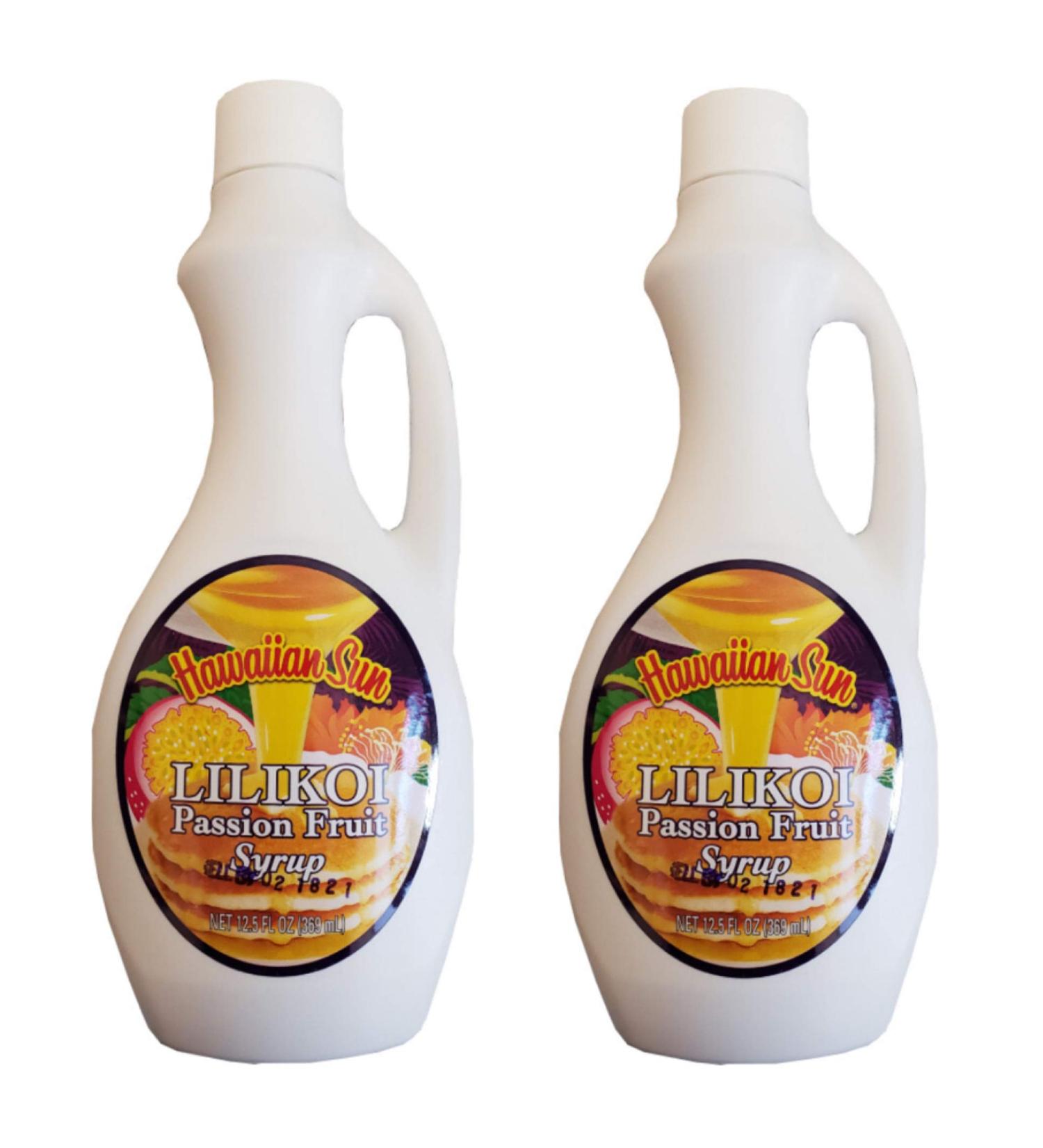 Hawaiian Sun Lilikoi Passion Fruit Syrup Mini Bottles (Pack of 2) - Authentic Taste of Hawaii | Shop Now - Buy Online on GoSupps.com