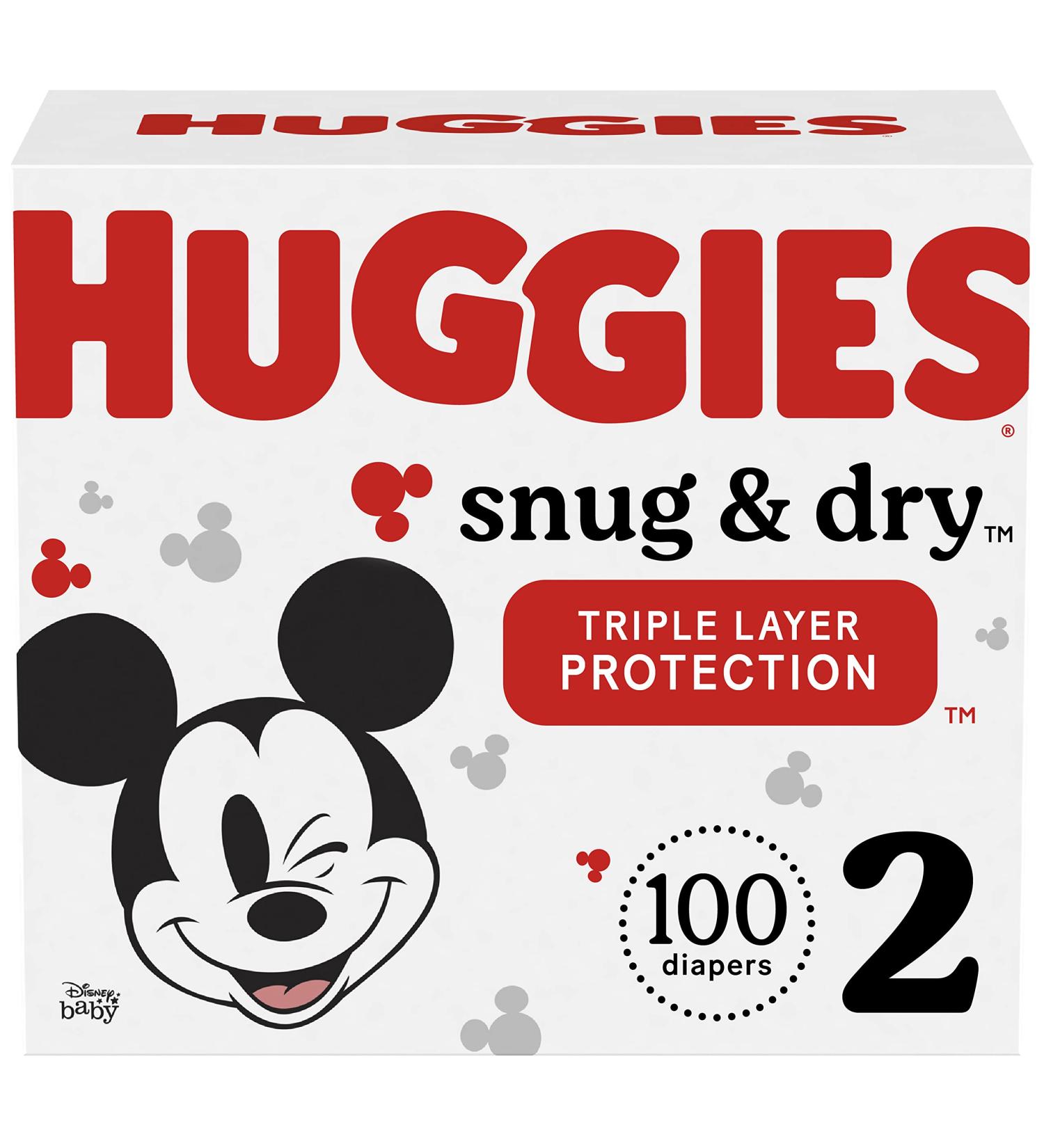 Huggies Snug & Dry Baby Diapers Size 2 (100 Count) - 12-18 lbs - NEW - Buy Online on GoSupps.com