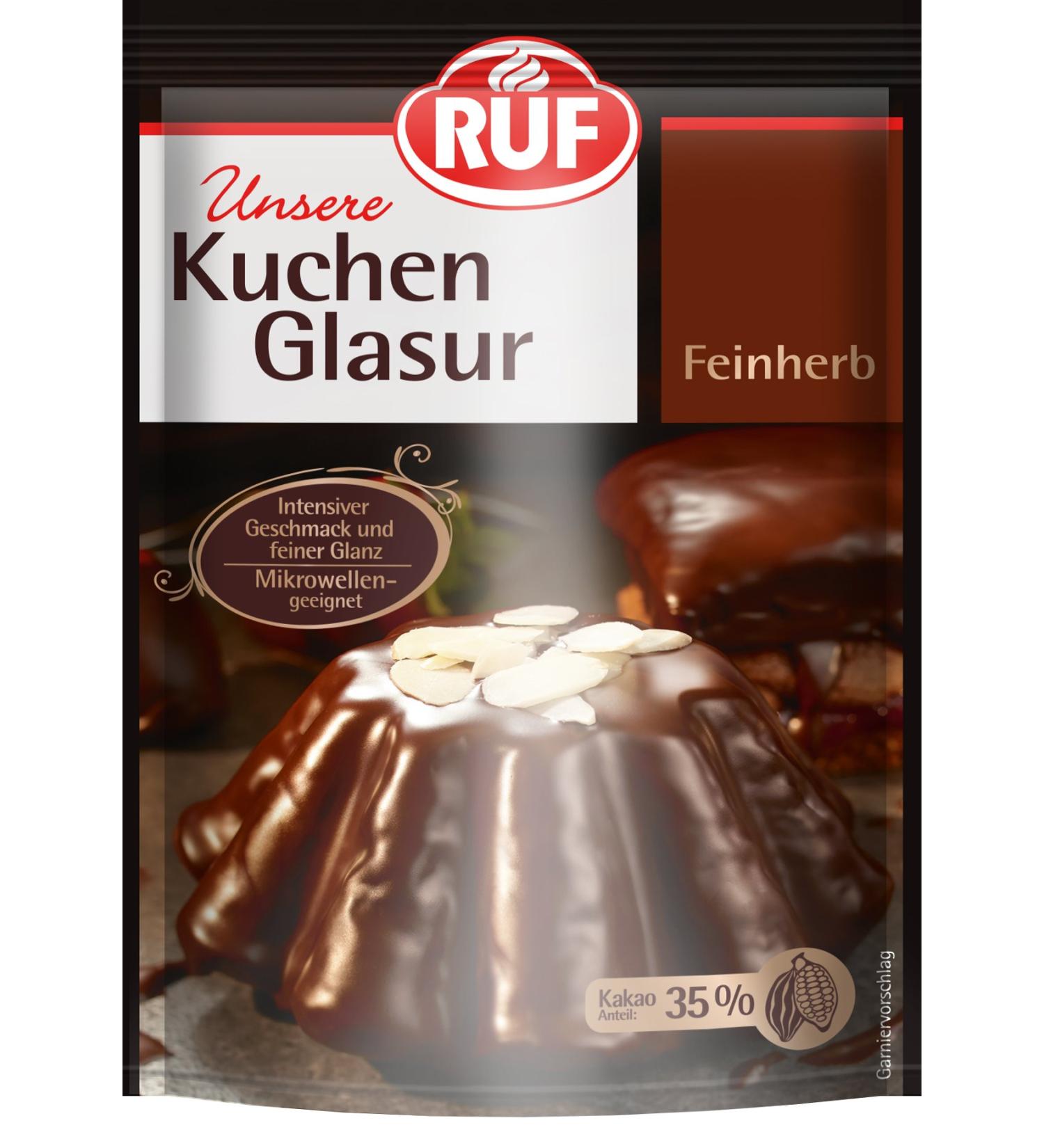 Call Cake Glaze Cocoa 35% - Vegan Gluten-Free 8 Pack (8x100g) for Decorating Cakes & Tarts - International Shipping Available - Buy Online on GoSupps.com
