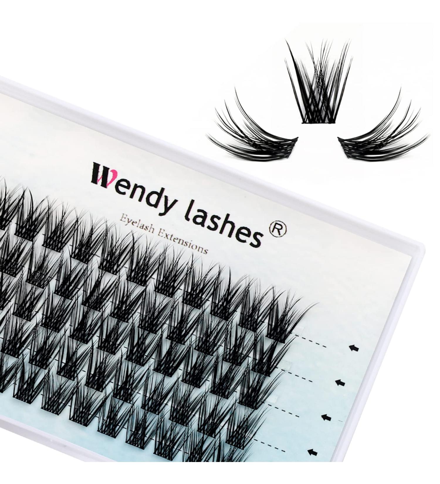 Curl Cluster Lashes 0.07mm 14mm | Reusable Soft Wispy Individual Eyelash Clusters | DIY Lash Extensions - FD-D29-0.07-C-14 - Buy Online on GoSupps.com