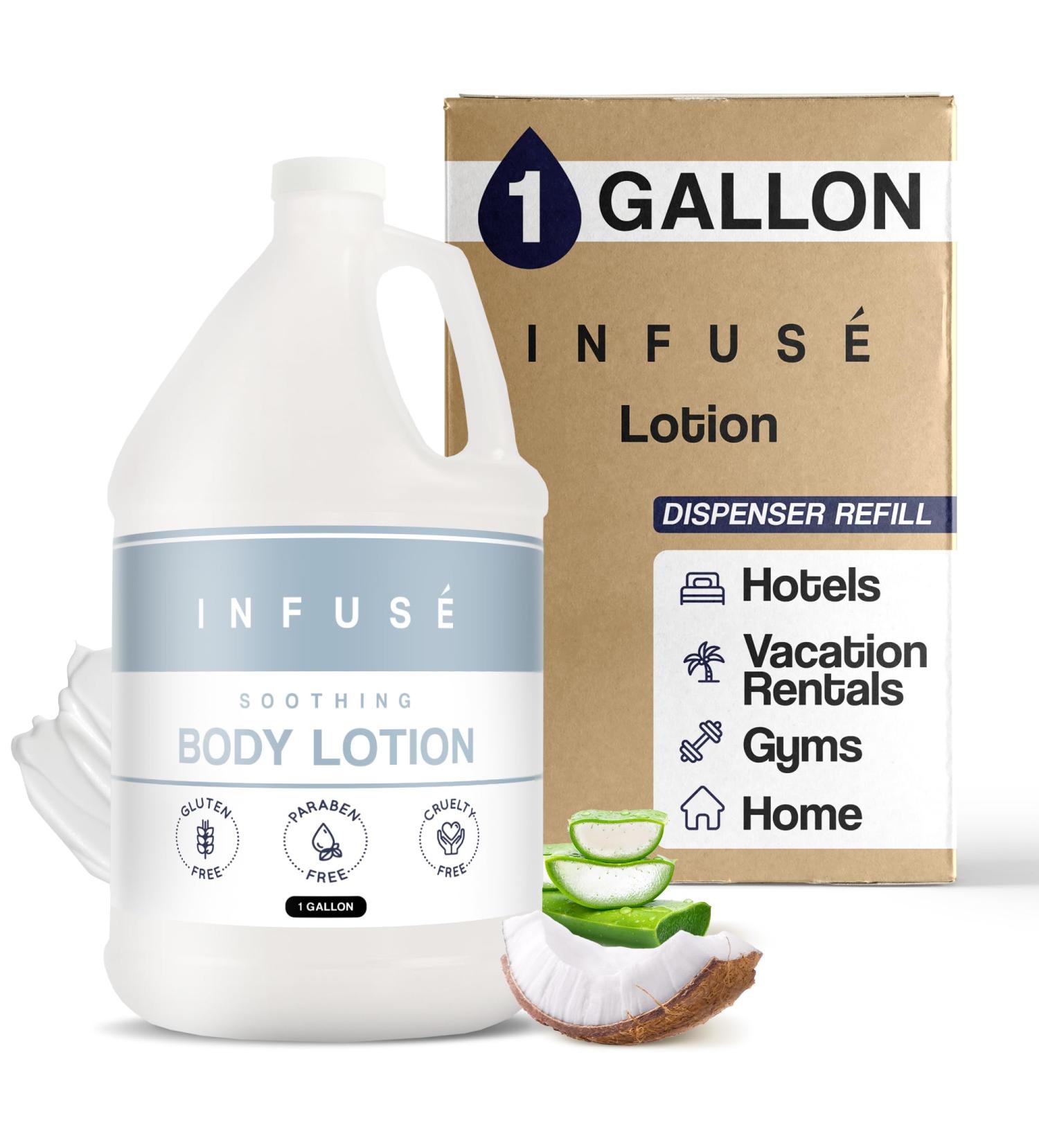 1-Shoppe All-in-Kit H2O Tropical Infuse Hotel Body Lotion | 1 Gallon | For Hospitality & Vacation Rentals to Refill Dispensers | (Single Gallon) 128 Fl Oz (Pack of 1) - Buy Online on GoSupps.com