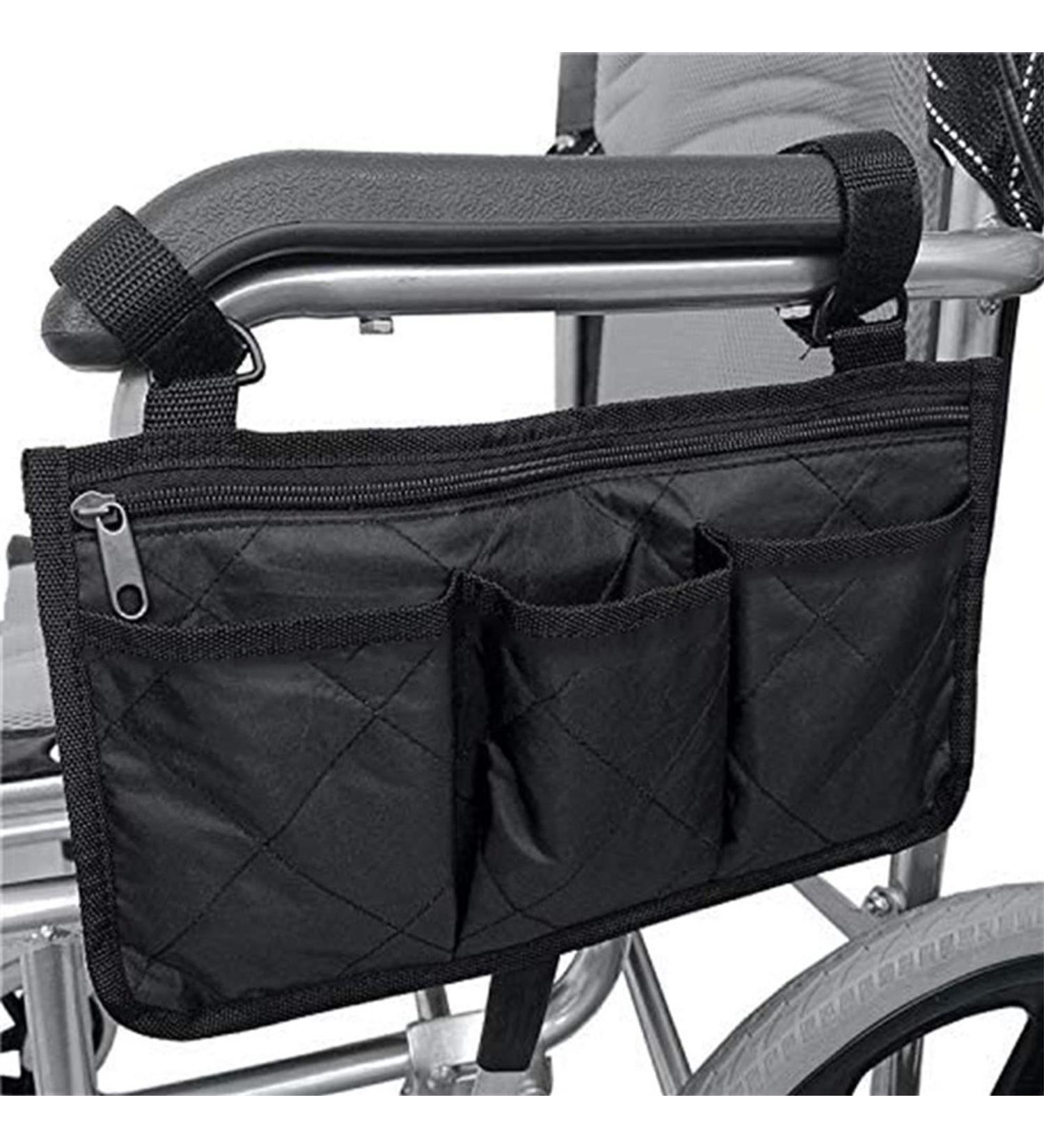 DAYnagh Wheelchair Storage Bag Wheelchair Bag Armrest Hanging Storage Rack Bag for Wheelchairs Chairs Electric Chairs - Buy Online on GoSupps.com