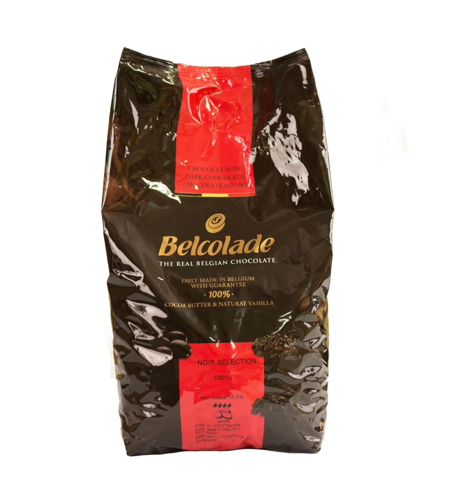 Belcolade Dark Belgian Chocolate (55%) Buttons - 5kg
