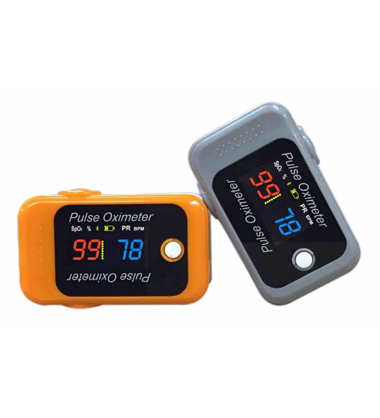 Buy Fingertip Pulse Oximeter - Heart Rate Monitor & Digital Blood Oxygen Saturation Monitor | Fast International Shipping - Buy Online on GoSupps.com