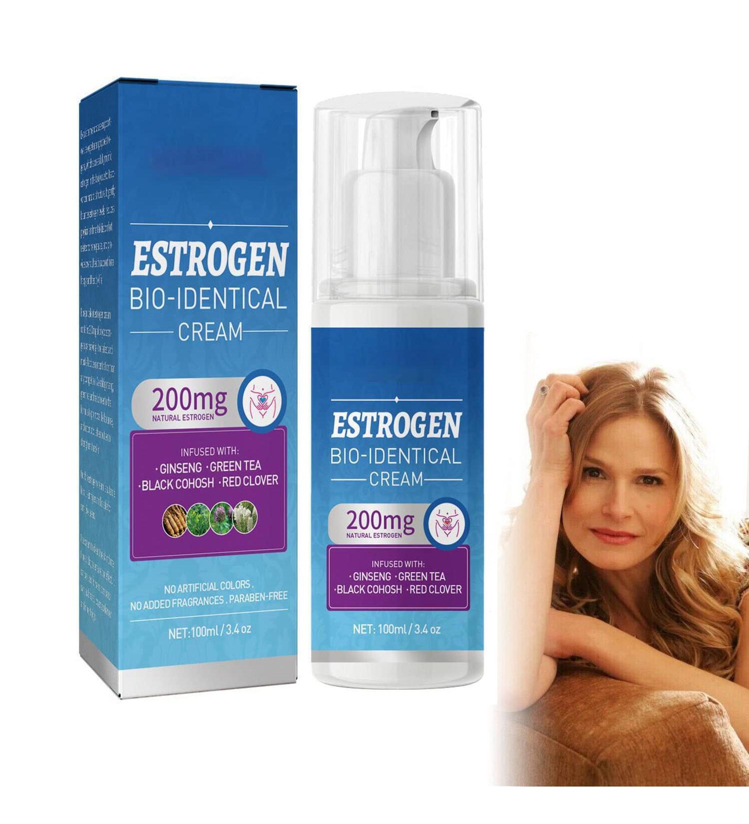  BEROZA ESTRO-GEN Bioidentical Natural Cream for Menopause Relief 100ml - Provitalize for Women - 5 Bottles - Buy Online on GoSupps.com