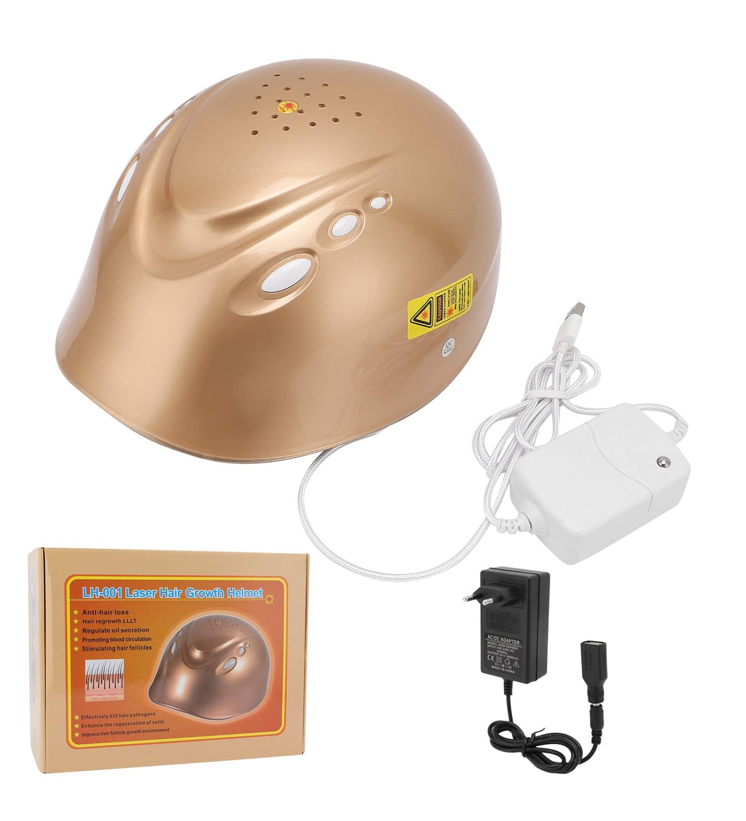 Hair Growth Device - 160 Light Chips Hair Loss Treatment for Men & Women | Gold Restoration System (EU) - Buy Online on GoSupps.com