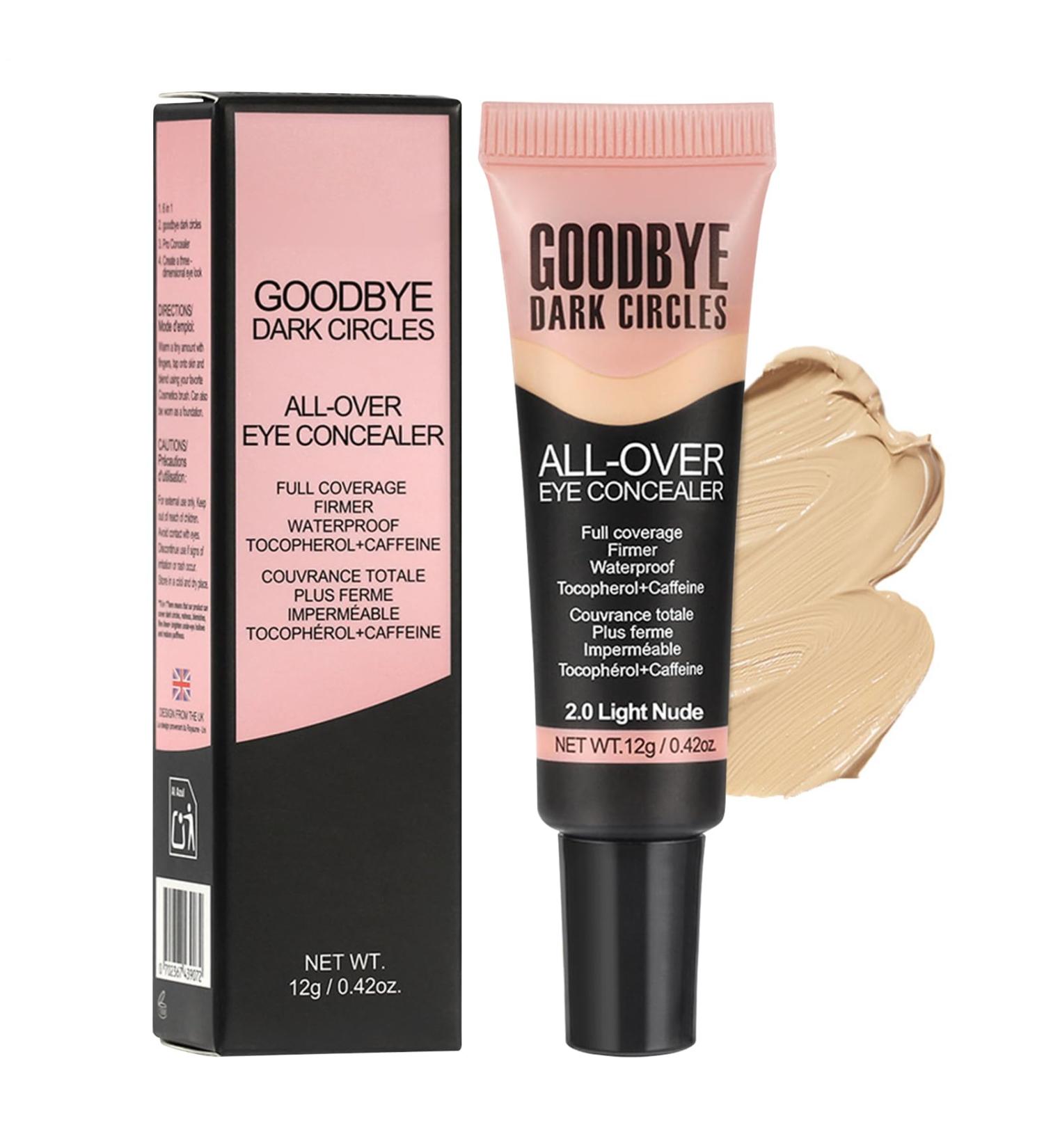 Under Eye Concealer Full Coverage Concealer 12g Lightweight Color Corrector Eye Eye Concealer Natural Long Lasting Liquid Foundation Color Correction Makeup for Long Lasting Wear 20 Light Nude B - Buy Online on GoSupps.com