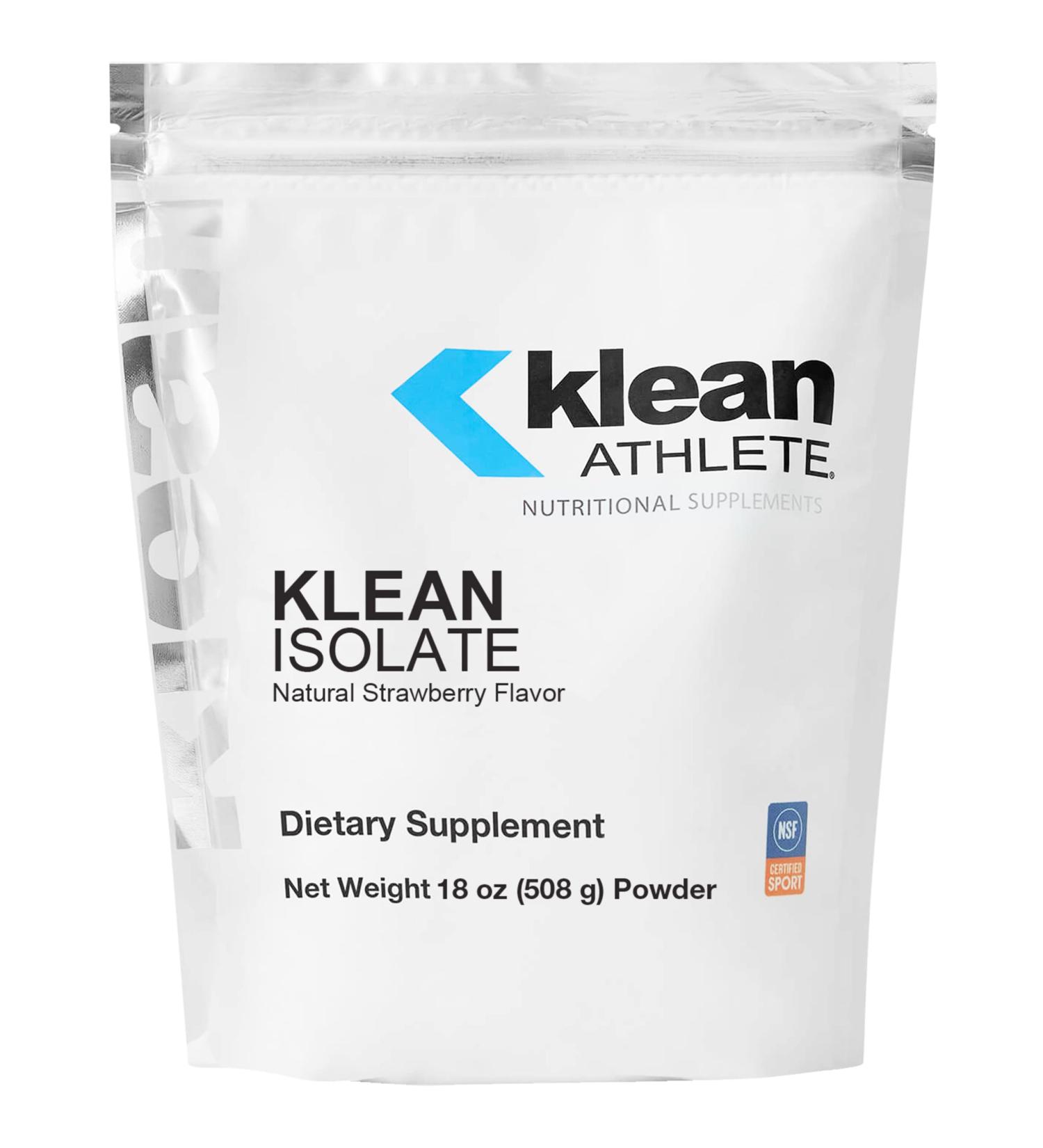 Klean Athlete Klean Isolate | Whey Protein Isolate to Enhance Daily Protein and Amino Acid Intake for Muscle Integrity* | NSF Certified for Sport | 18 Ounces | Natural Strawberry Flavor - Buy Online on GoSupps.com