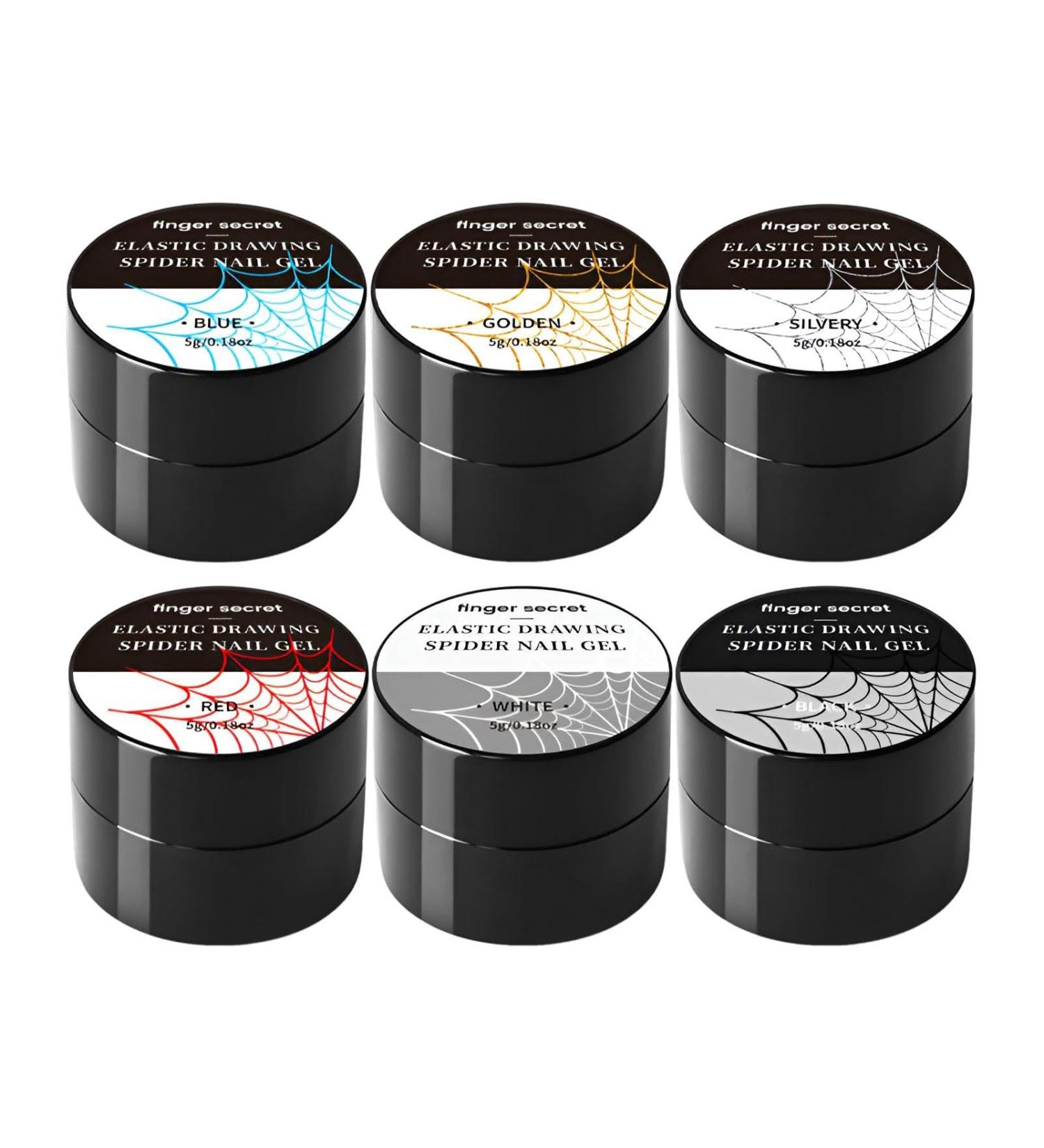 Painting Gel for - 6 Colors Polish Wire Drawing Nail Gel | Elastic Gel Nail Polish Liner Gel Liner for Natural Nails False Nails - Buy Online on GoSupps.com