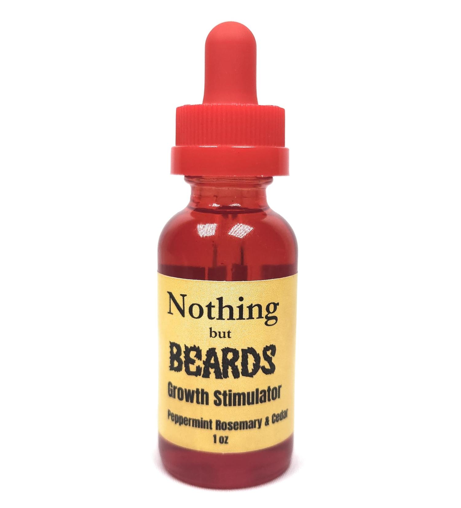 Beard Growth Oil | Stimulates Growth & Relieves Itch | Peppermint & Rosemary | Veteran-Owned Made in USA - Buy Online on GoSupps.com
