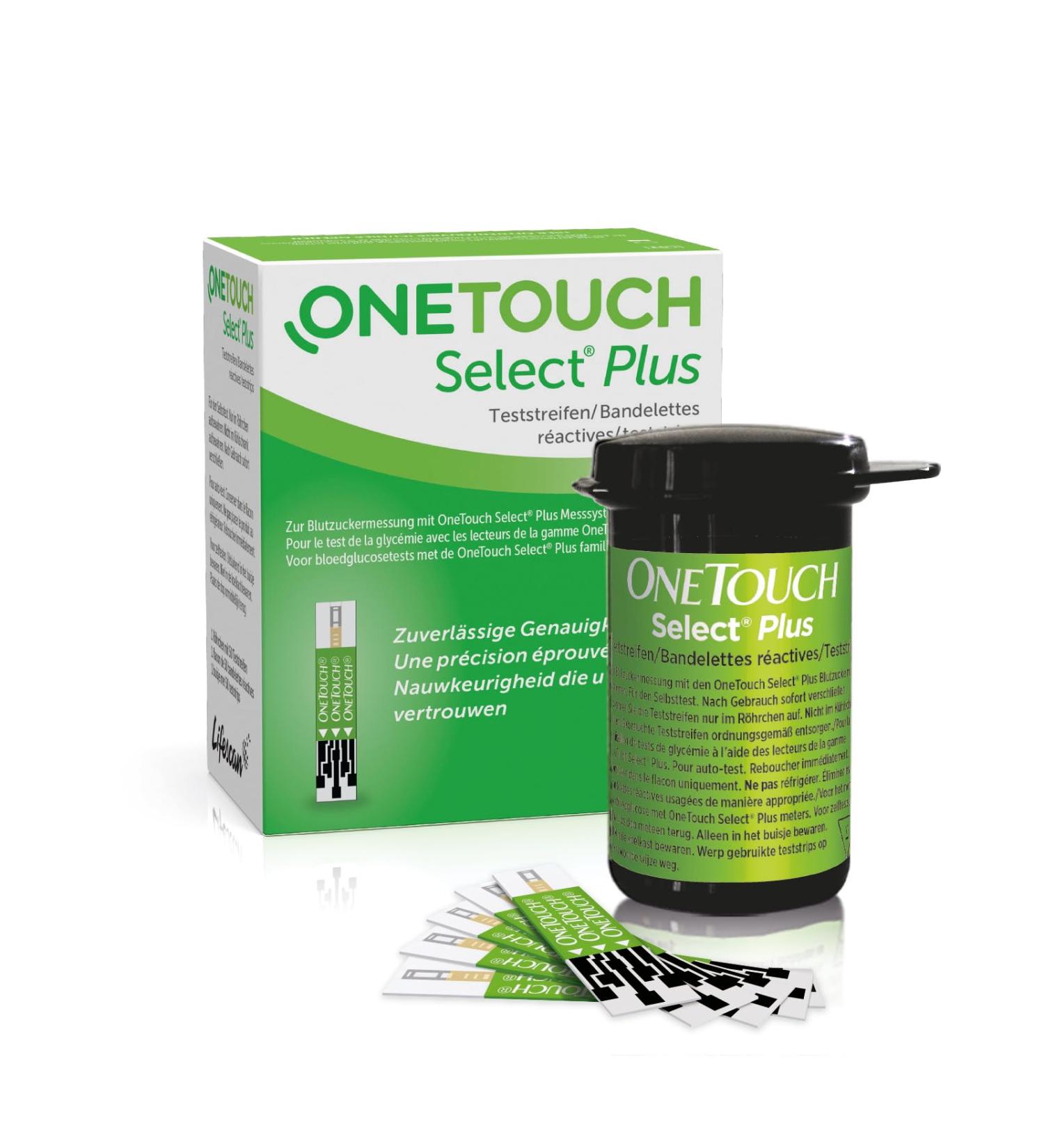 Onetouch Select Plus Blood Sugar Test Strips - 50 Pack for Accurate Diabetes Monitoring | Fast International Shipping - Buy Online on GoSupps.com